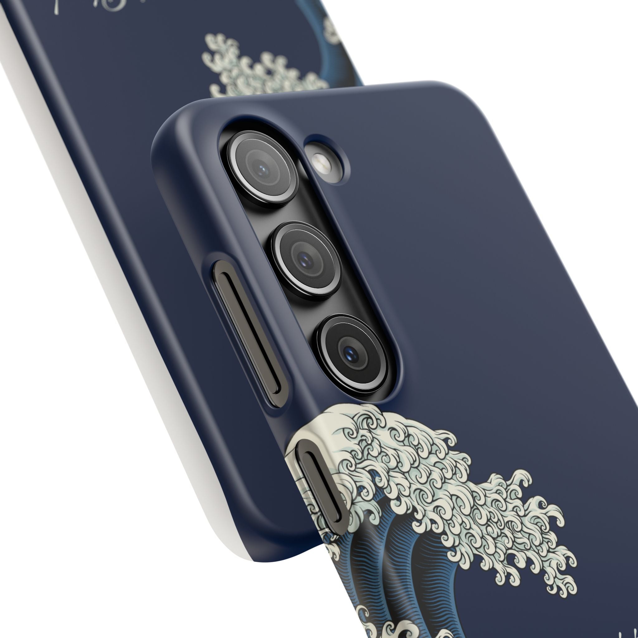 Phone Case — 'Go with the Flow' Wave Design