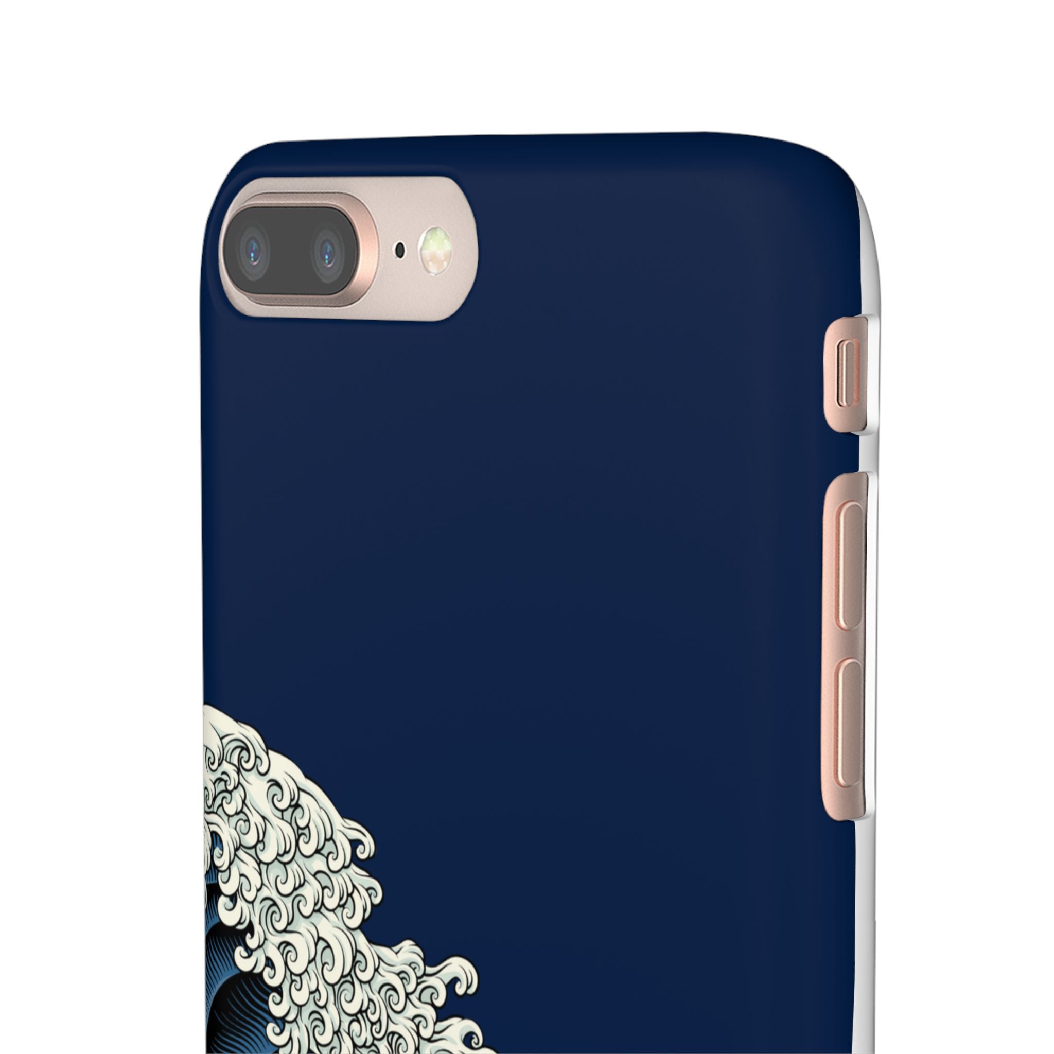 Phone Case — 'Go with the Flow' Wave Design