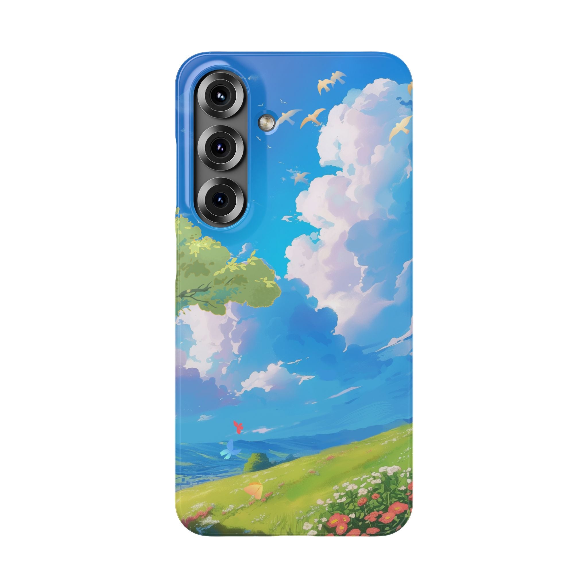 Snap Case Phone Case — Blue Sky Meadow Cloud Art