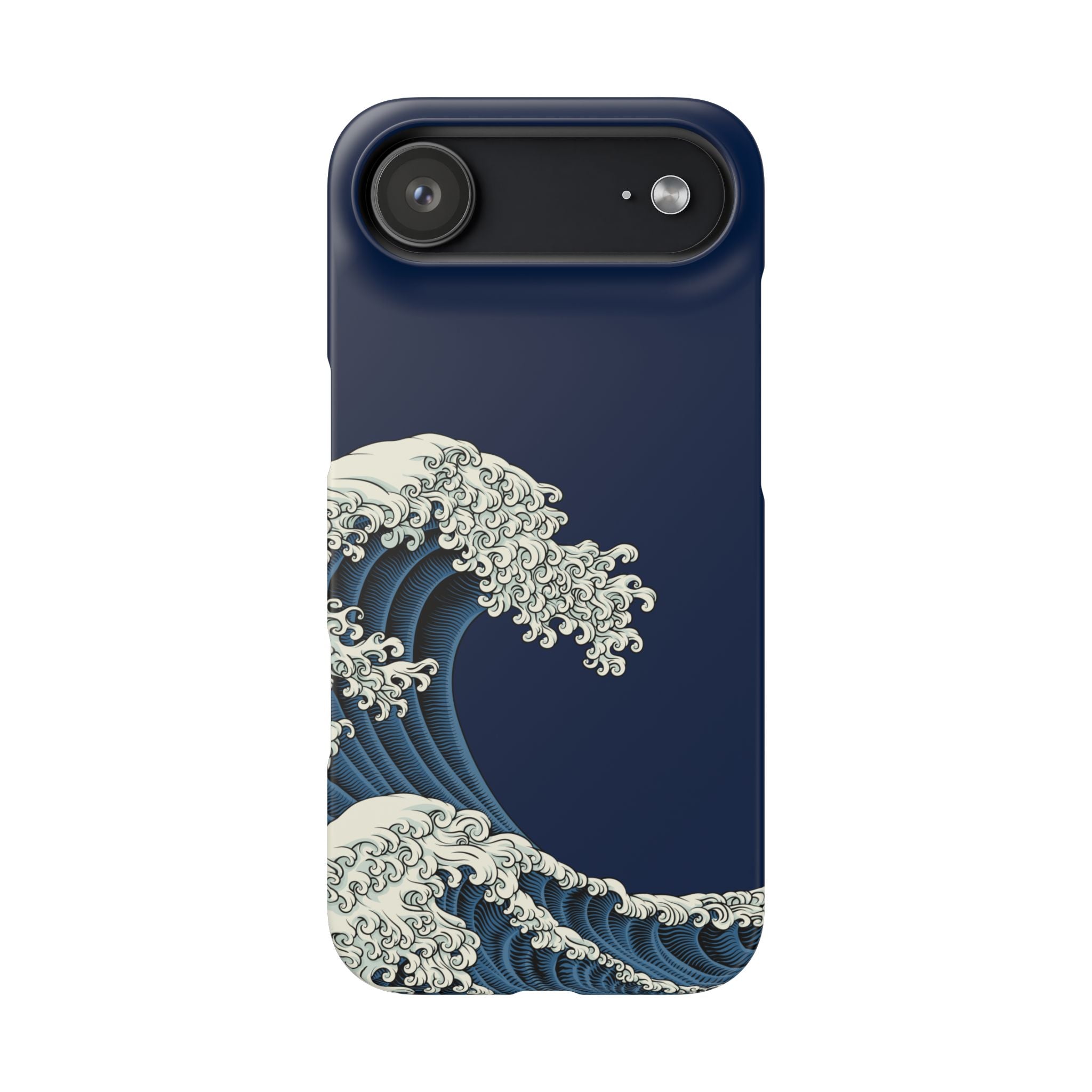 Phone Case — 'Go with the Flow' Wave Design