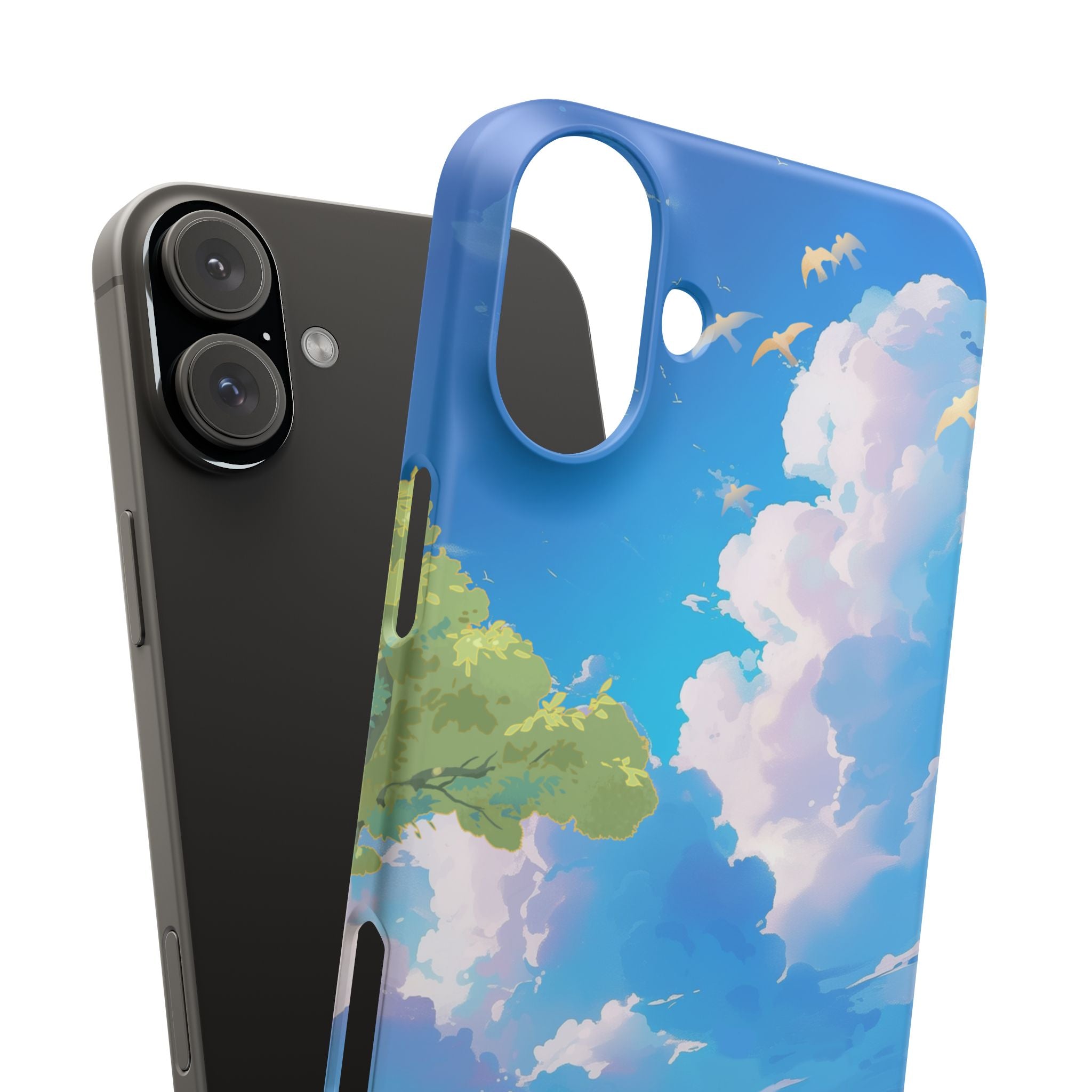 Snap Case Phone Case — Blue Sky Meadow Cloud Art