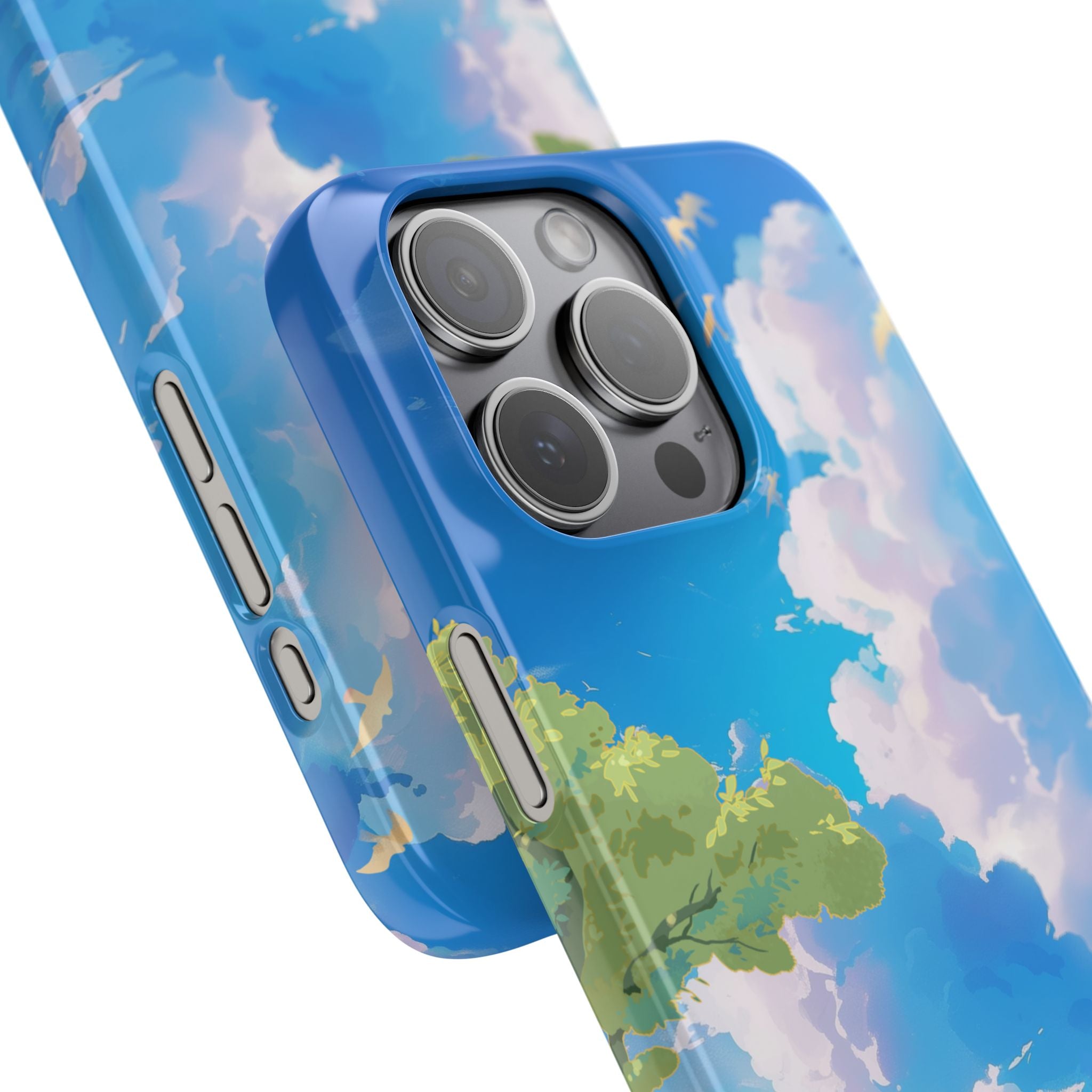 Snap Case Phone Case — Blue Sky Meadow Cloud Art