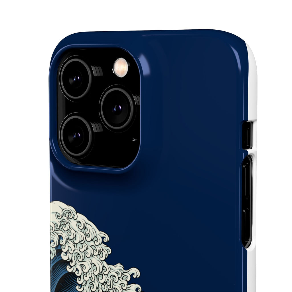 Phone Case — 'Go with the Flow' Wave Design