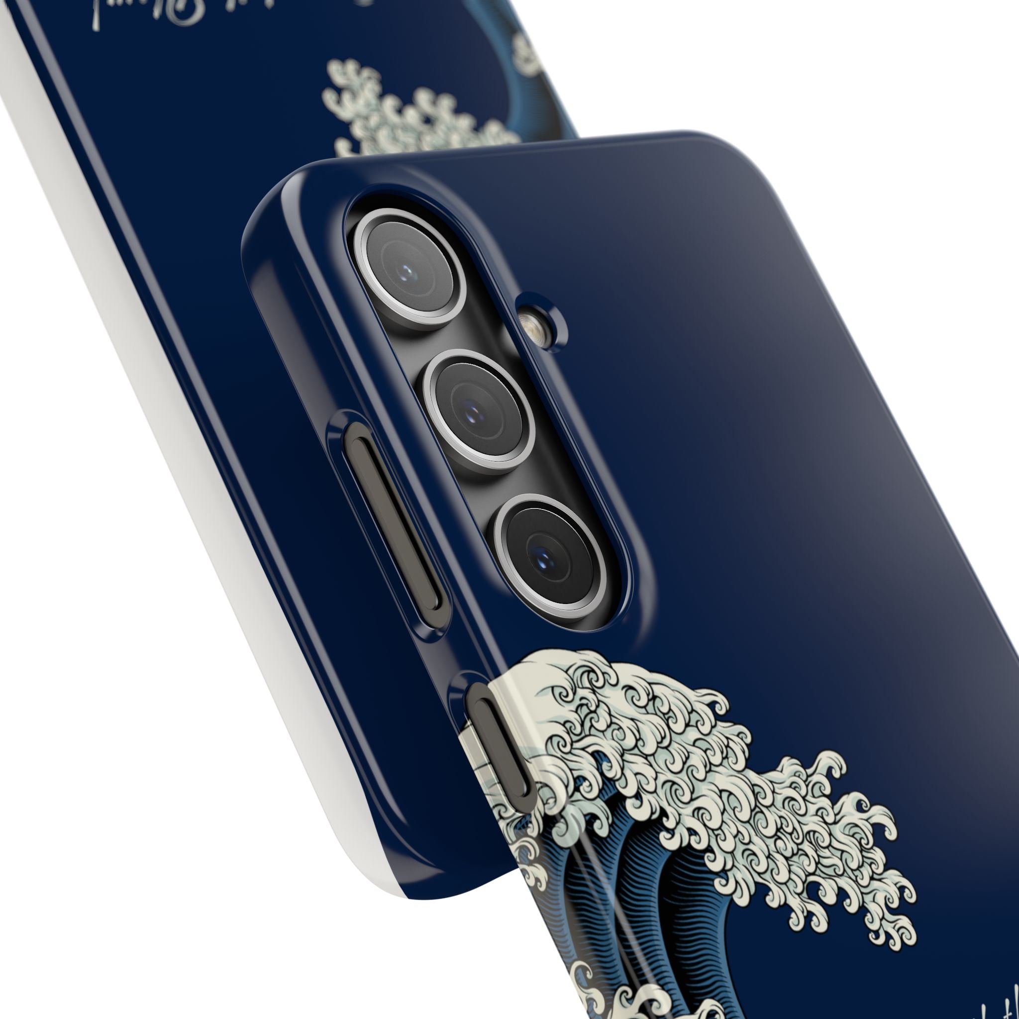 Phone Case — 'Go with the Flow' Wave Design