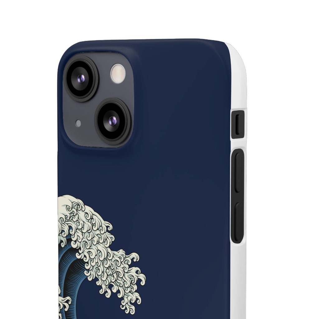 Phone Case — 'Go with the Flow' Wave Design