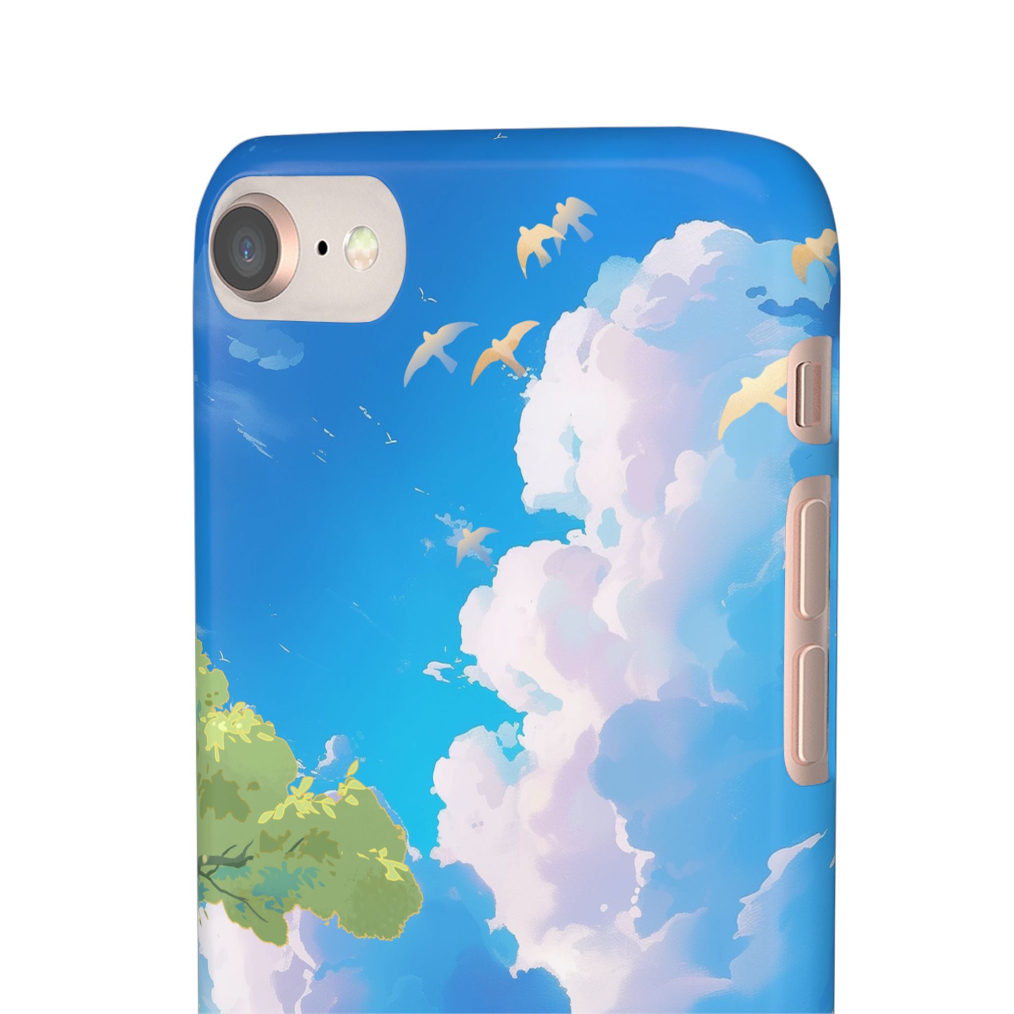 Snap Case Phone Case — Blue Sky Meadow Cloud Art