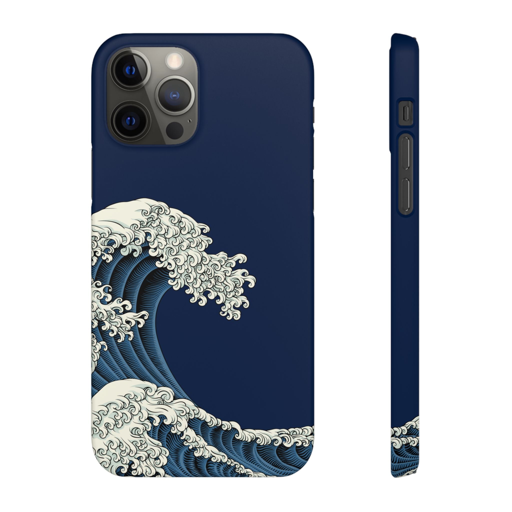 Phone Case — 'Go with the Flow' Wave Design