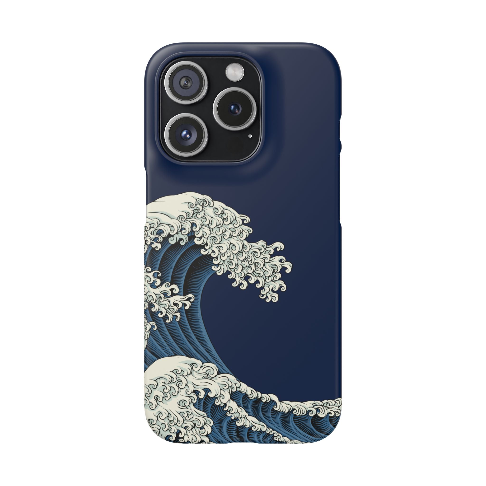 Phone Case — 'Go with the Flow' Wave Design