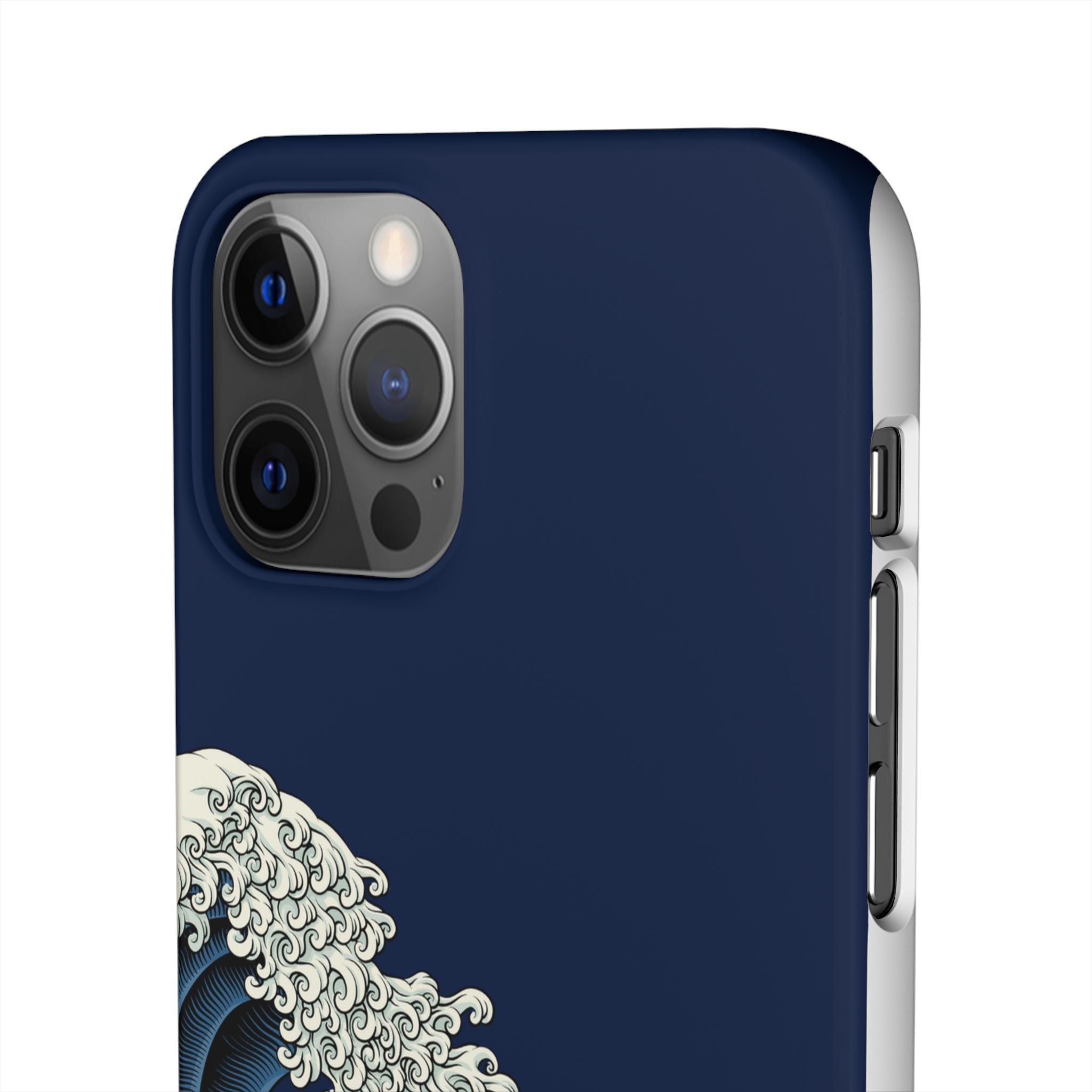 Phone Case — 'Go with the Flow' Wave Design