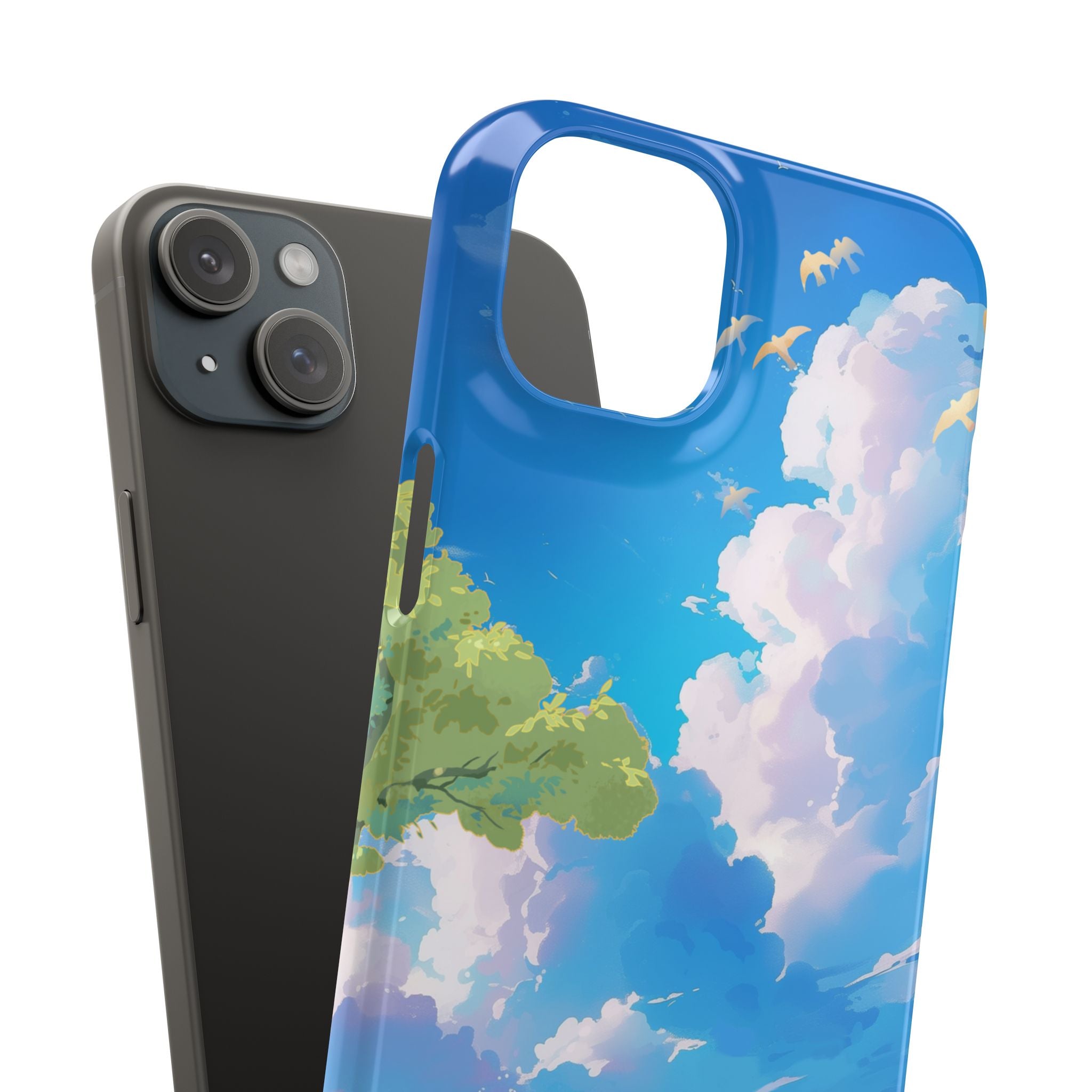 Snap Case Phone Case — Blue Sky Meadow Cloud Art
