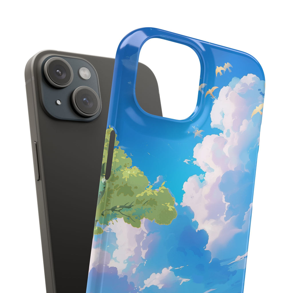 Snap Case Phone Case — Blue Sky Meadow Cloud Art