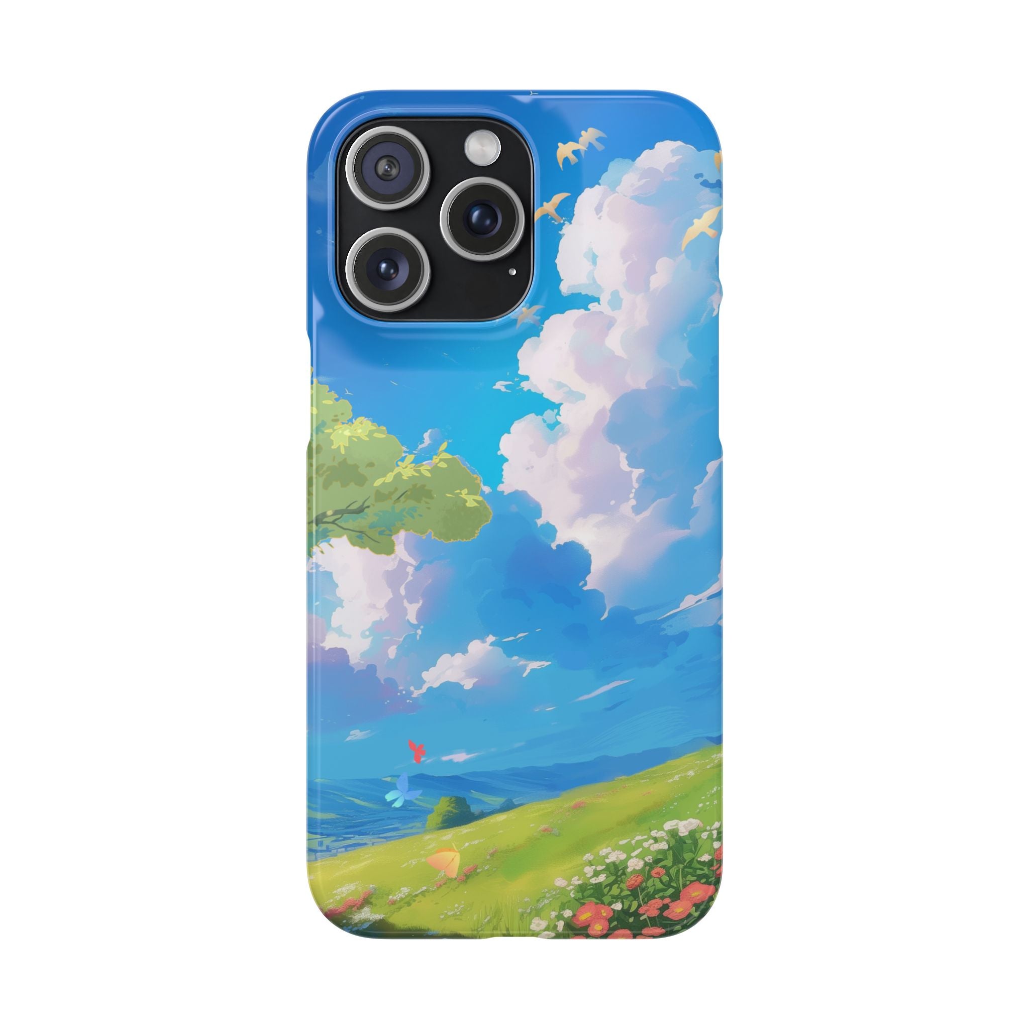 Snap Case Phone Case — Blue Sky Meadow Cloud Art