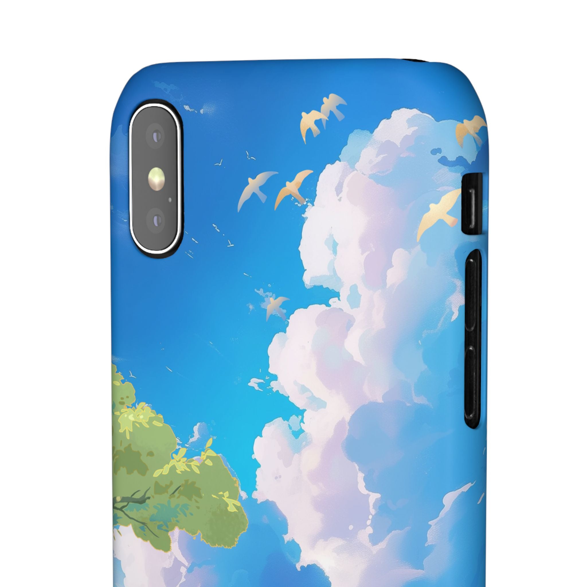 Snap Case Phone Case — Blue Sky Meadow Cloud Art