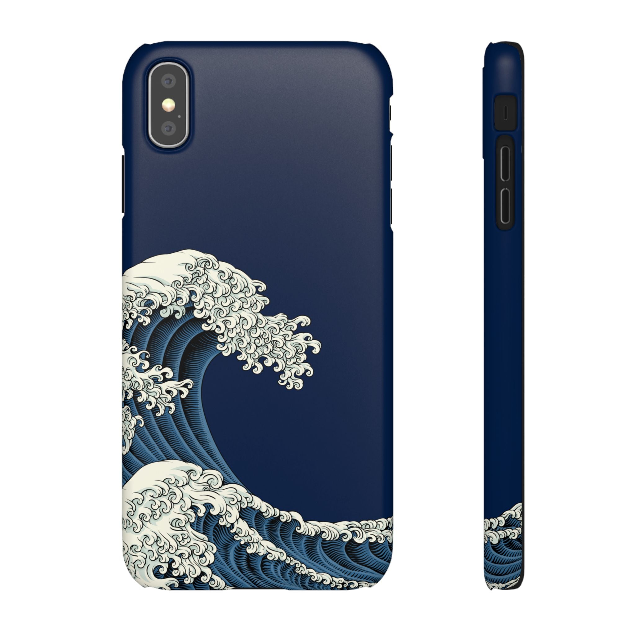 Phone Case — 'Go with the Flow' Wave Design