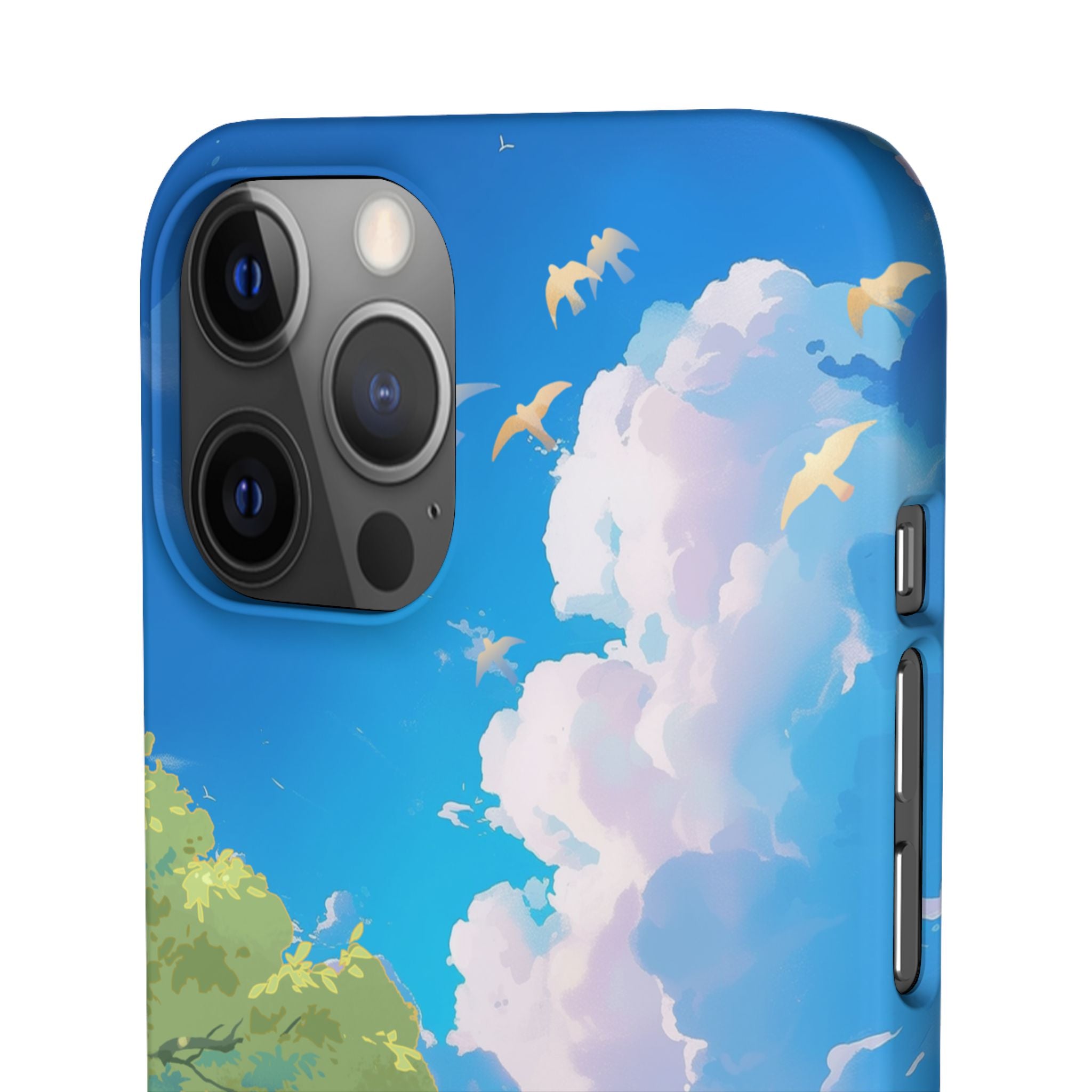 Snap Case Phone Case — Blue Sky Meadow Cloud Art