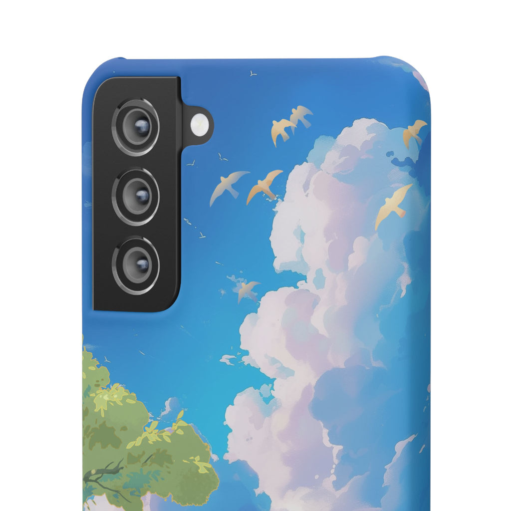 Snap Case Phone Case — Blue Sky Meadow Cloud Art