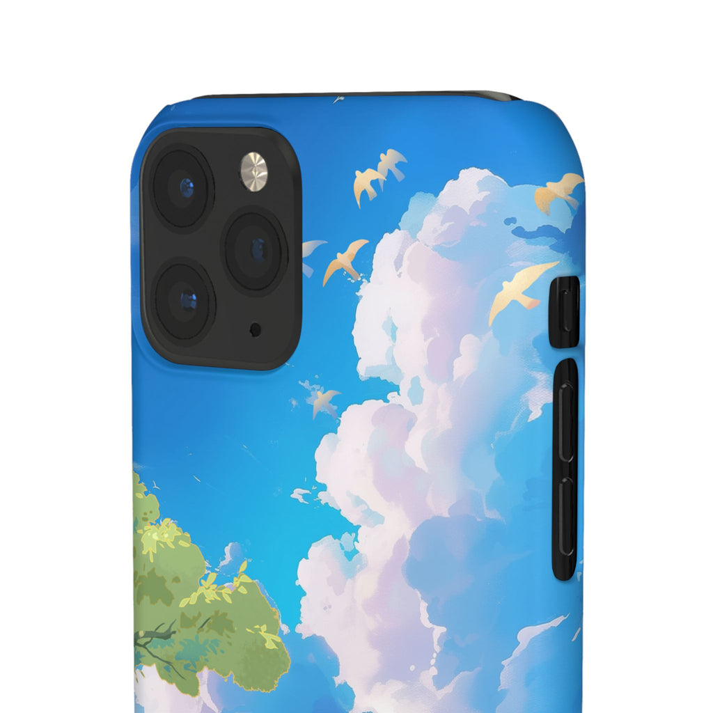 Snap Case Phone Case — Blue Sky Meadow Cloud Art