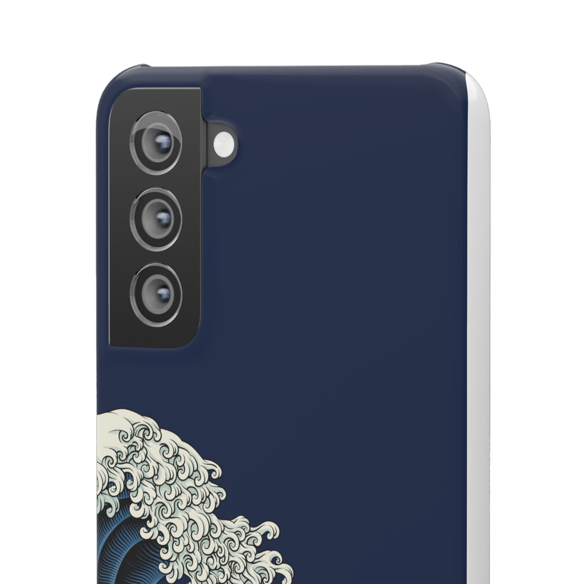 Phone Case — 'Go with the Flow' Wave Design