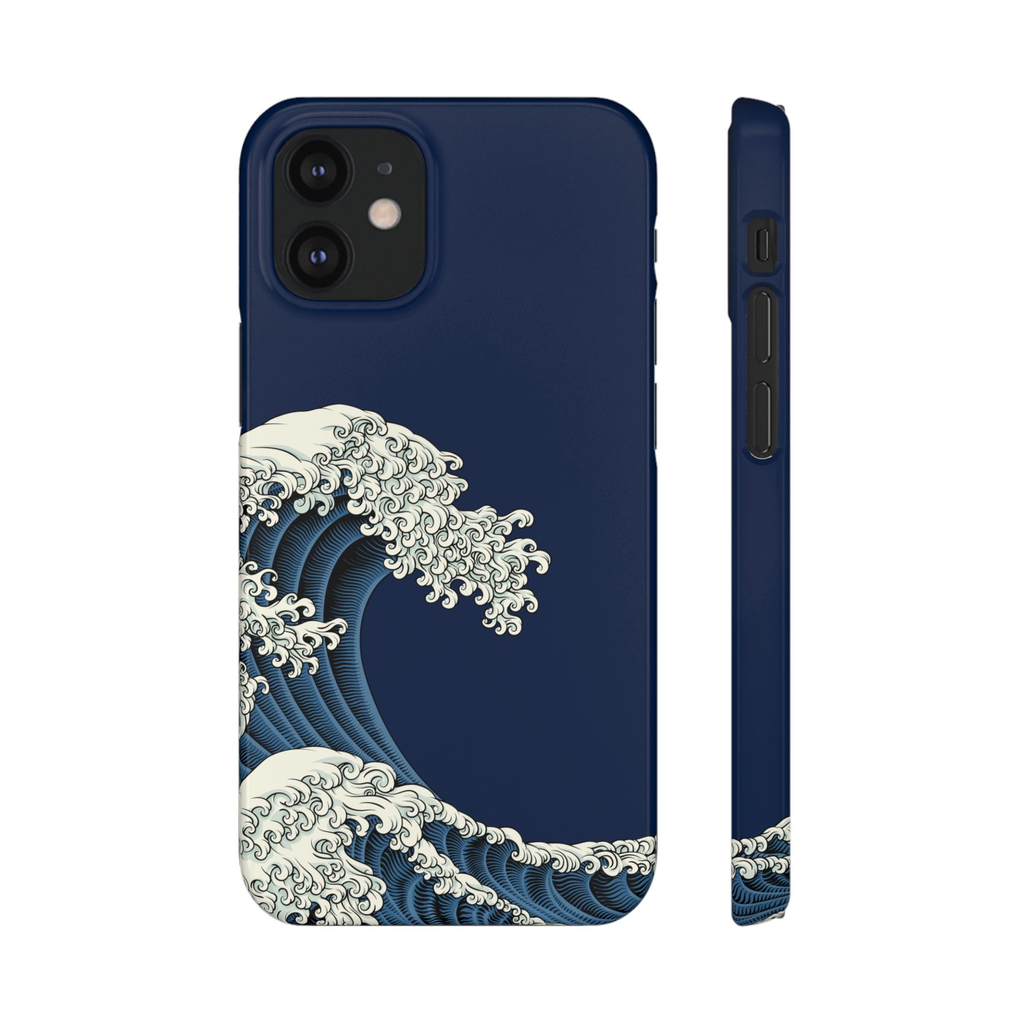 Phone Case — 'Go with the Flow' Wave Design