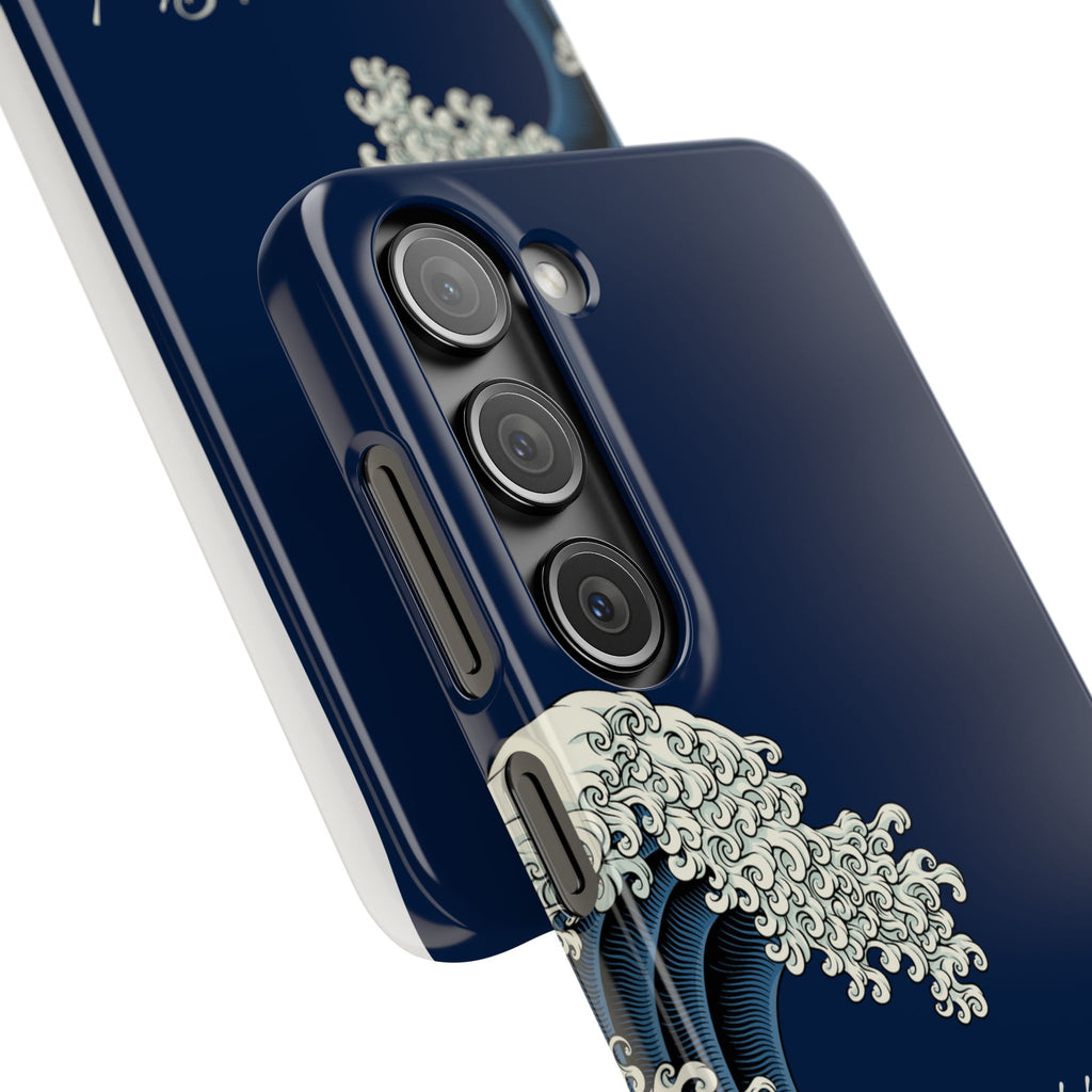 Phone Case — 'Go with the Flow' Wave Design