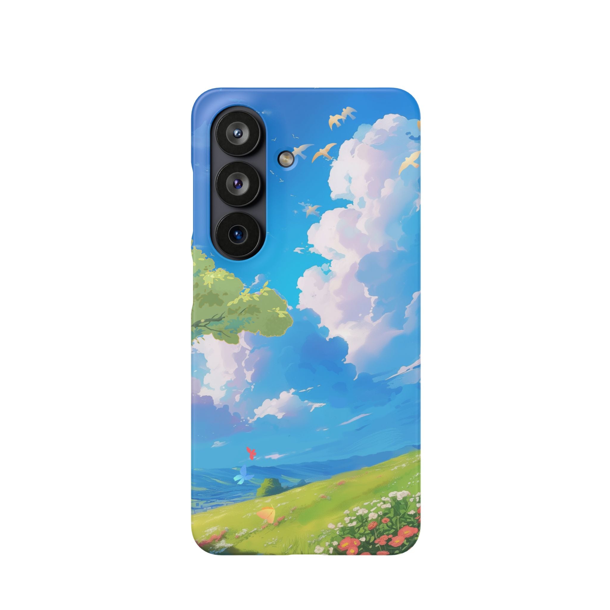 Snap Case Phone Case — Blue Sky Meadow Cloud Art