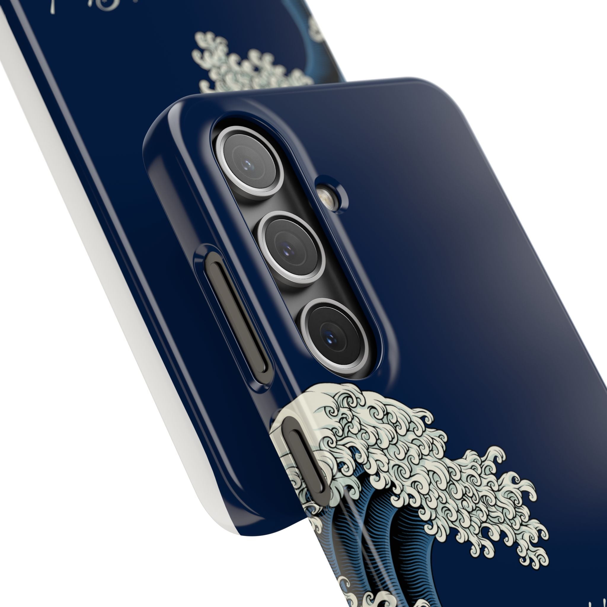 Phone Case — 'Go with the Flow' Wave Design