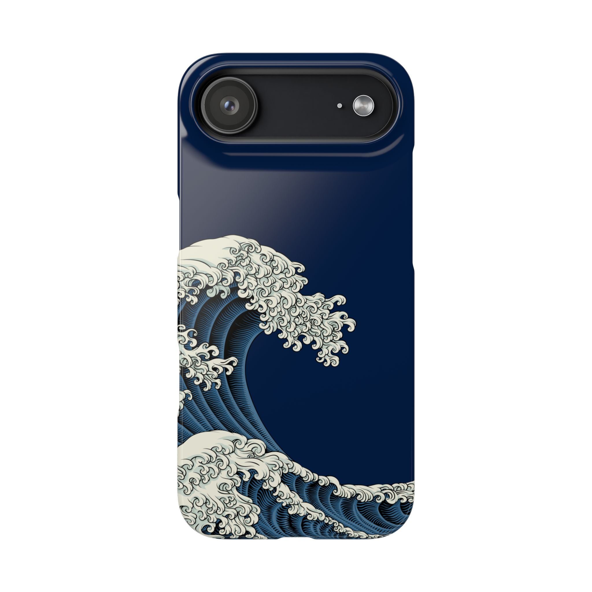 Phone Case — 'Go with the Flow' Wave Design