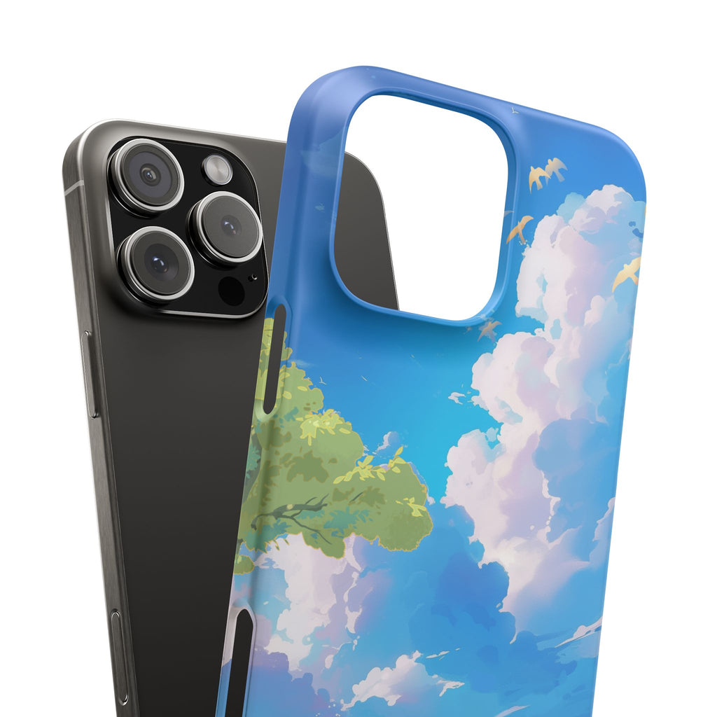 Snap Case Phone Case — Blue Sky Meadow Cloud Art