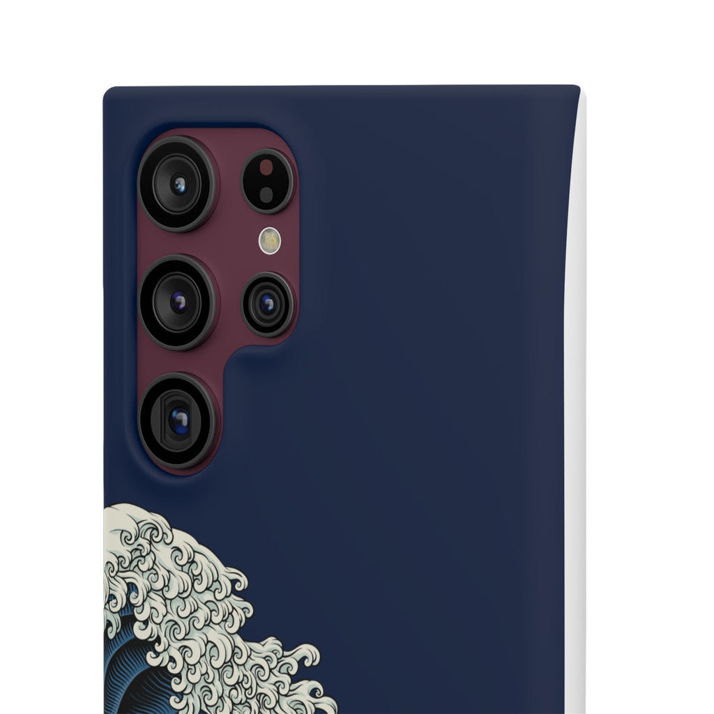 Phone Case — 'Go with the Flow' Wave Design
