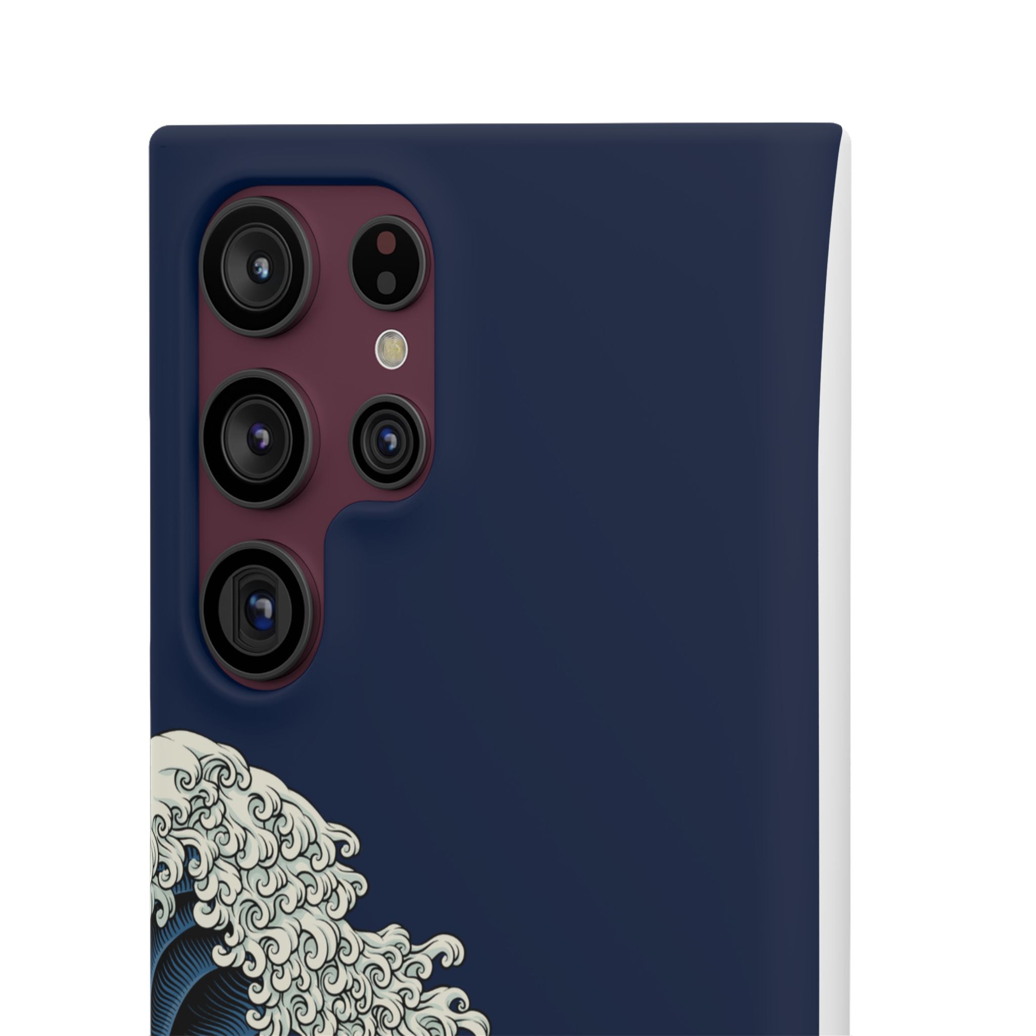 Phone Case — 'Go with the Flow' Wave Design