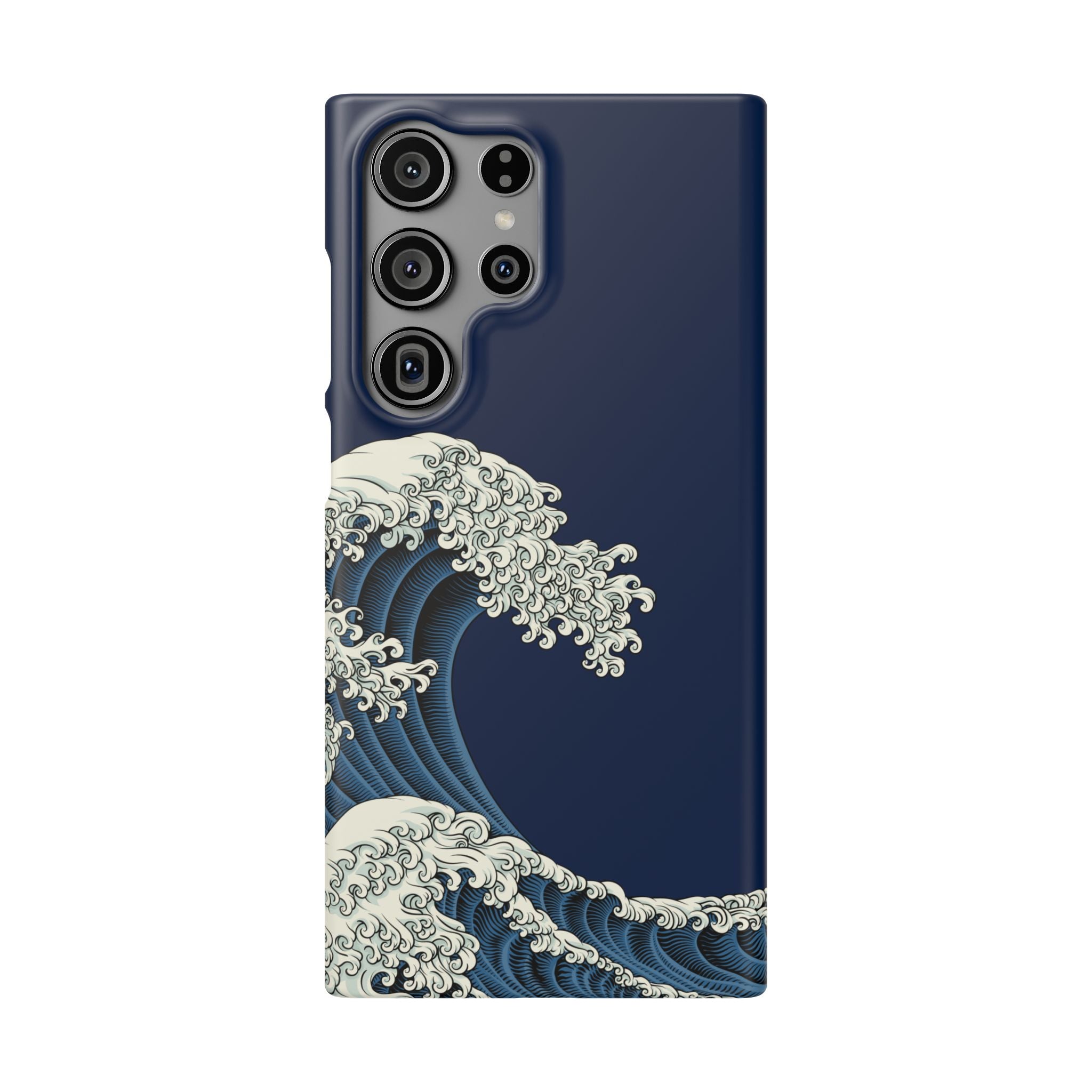 Phone Case — 'Go with the Flow' Wave Design