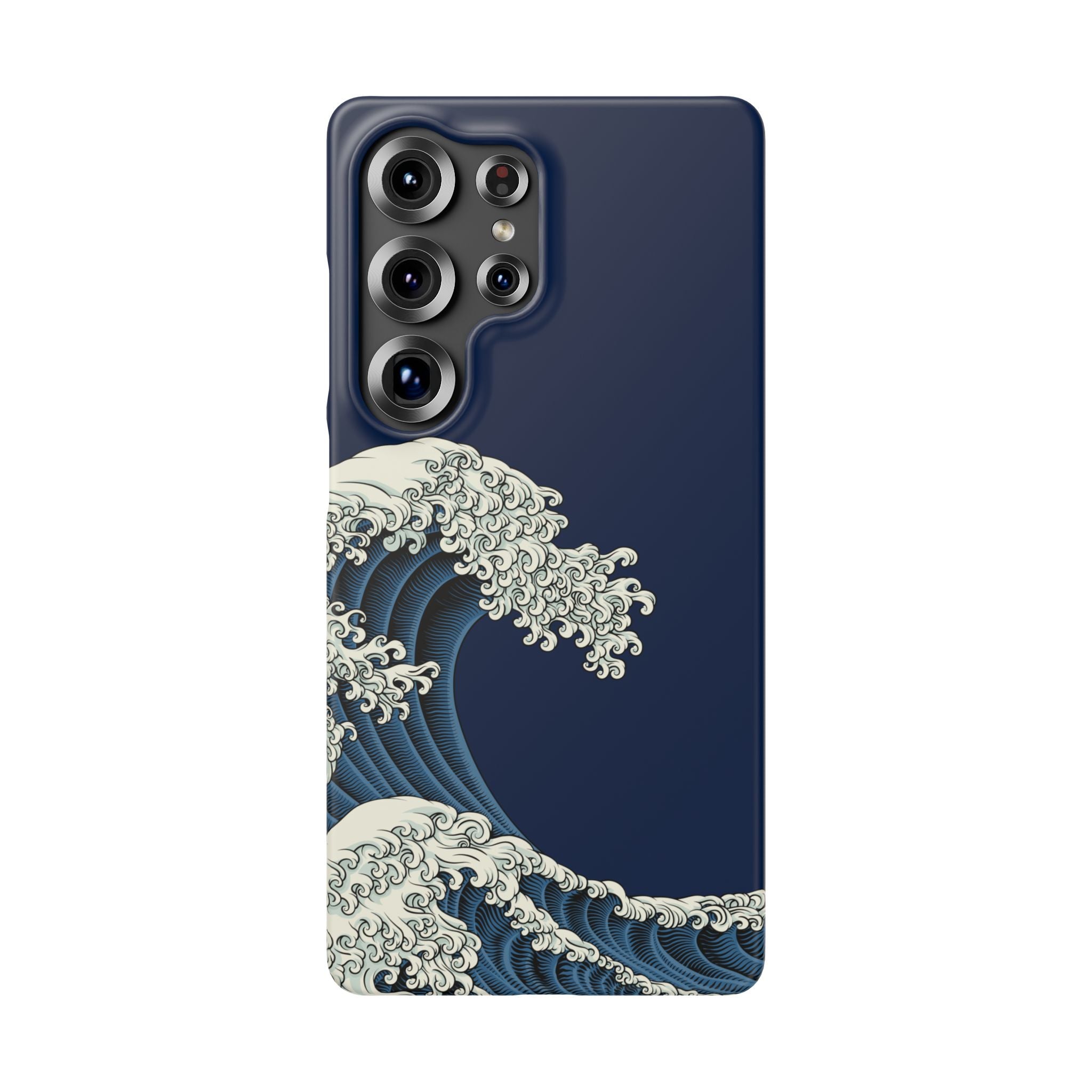 Phone Case — 'Go with the Flow' Wave Design