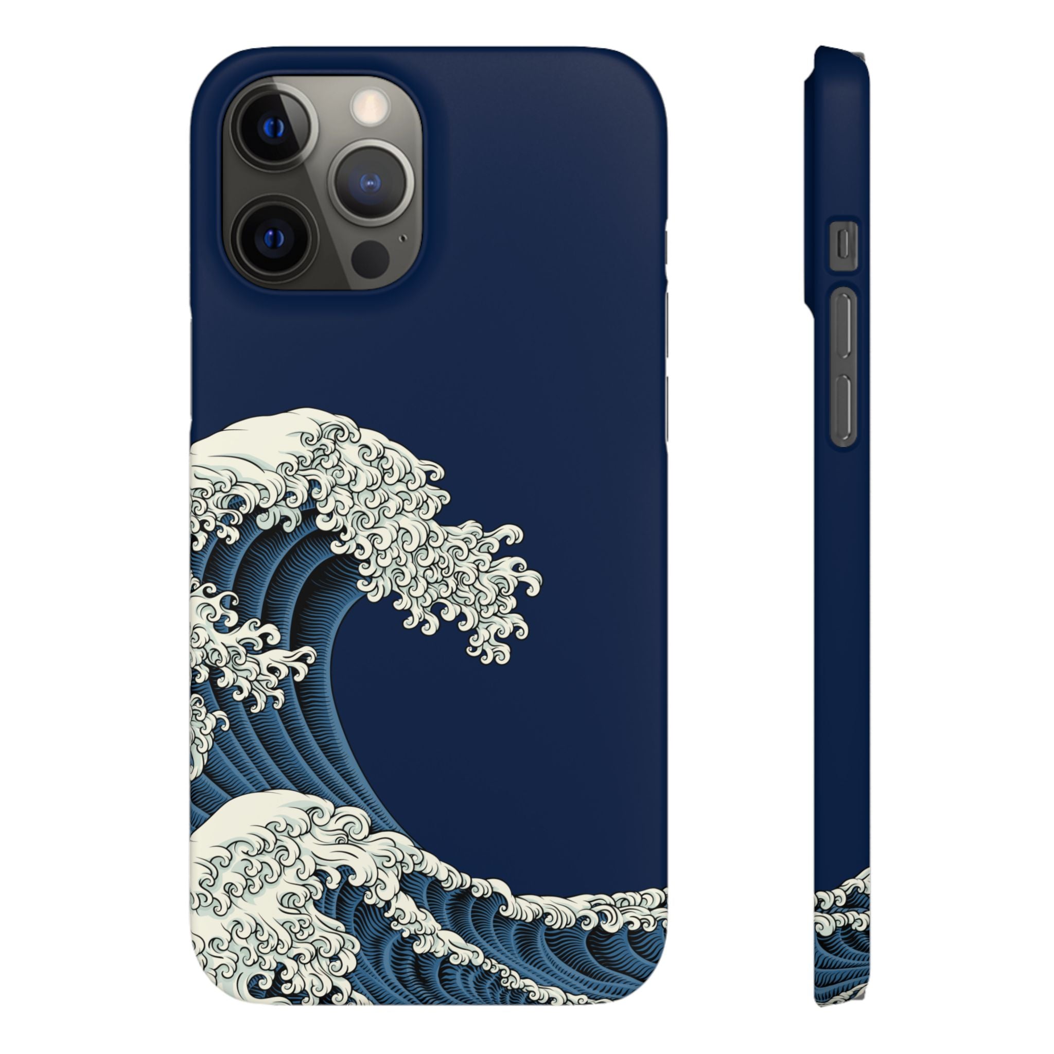 Phone Case — 'Go with the Flow' Wave Design