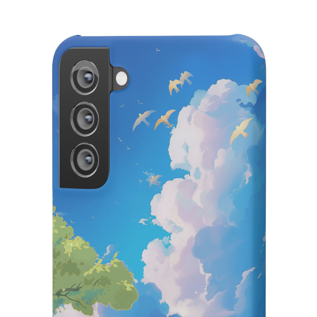 Snap Case Phone Case — Blue Sky Meadow Cloud Art