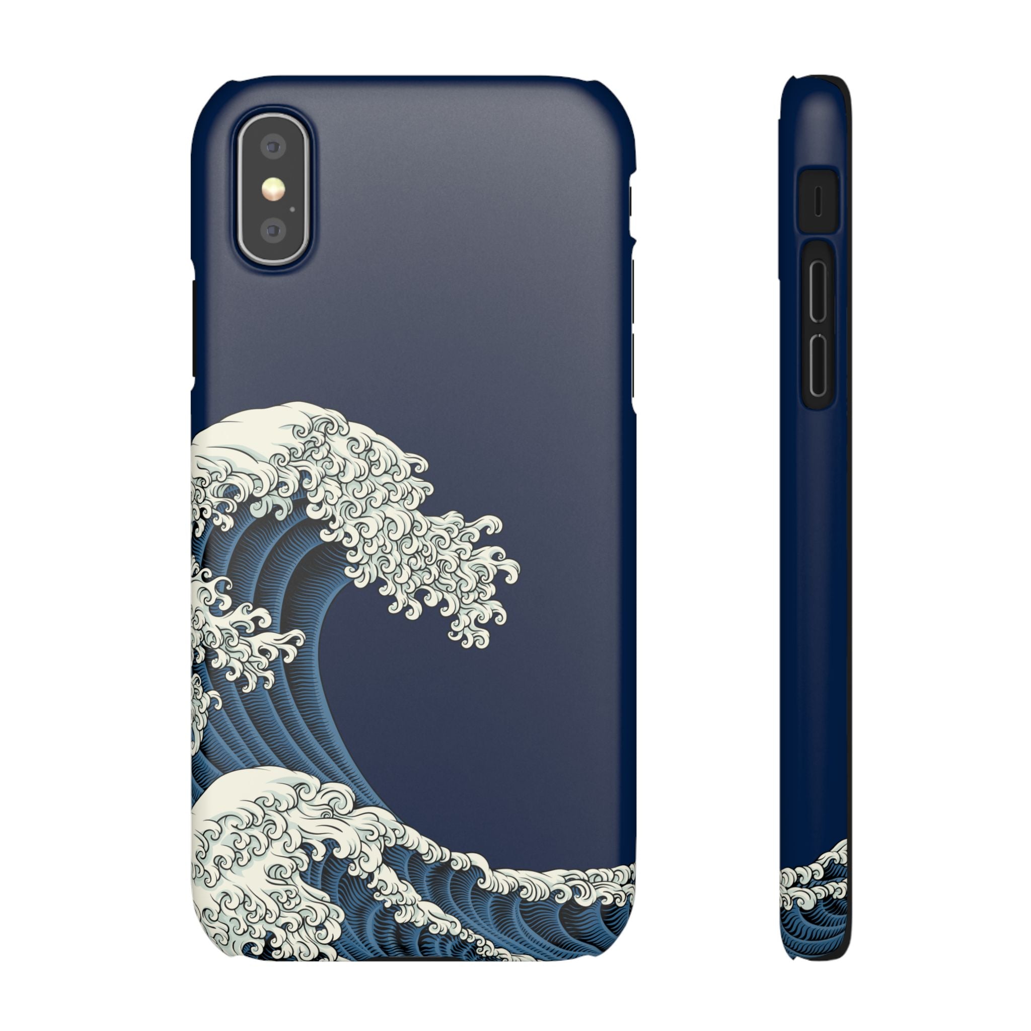 Phone Case — 'Go with the Flow' Wave Design