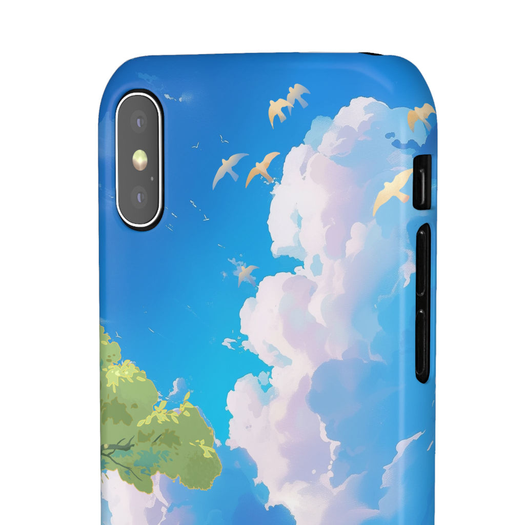 Snap Case Phone Case — Blue Sky Meadow Cloud Art