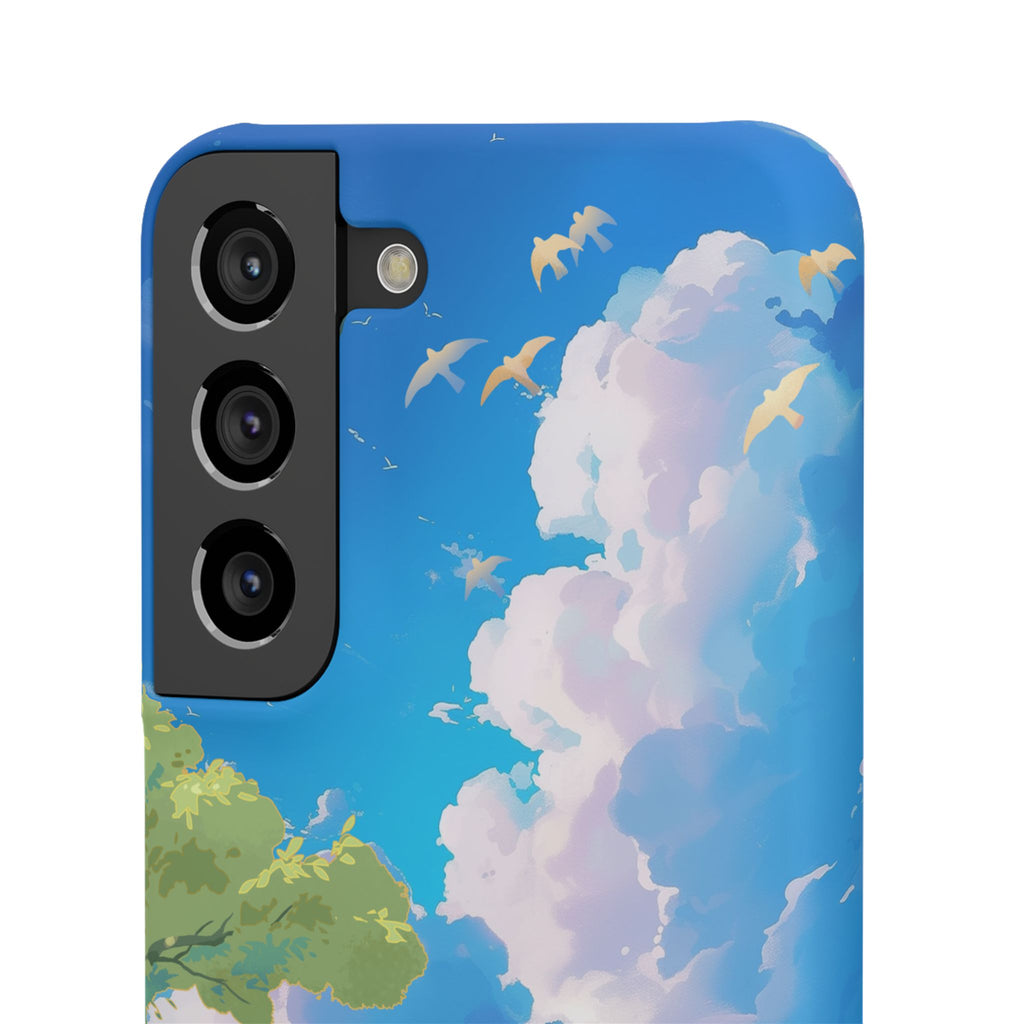Snap Case Phone Case — Blue Sky Meadow Cloud Art