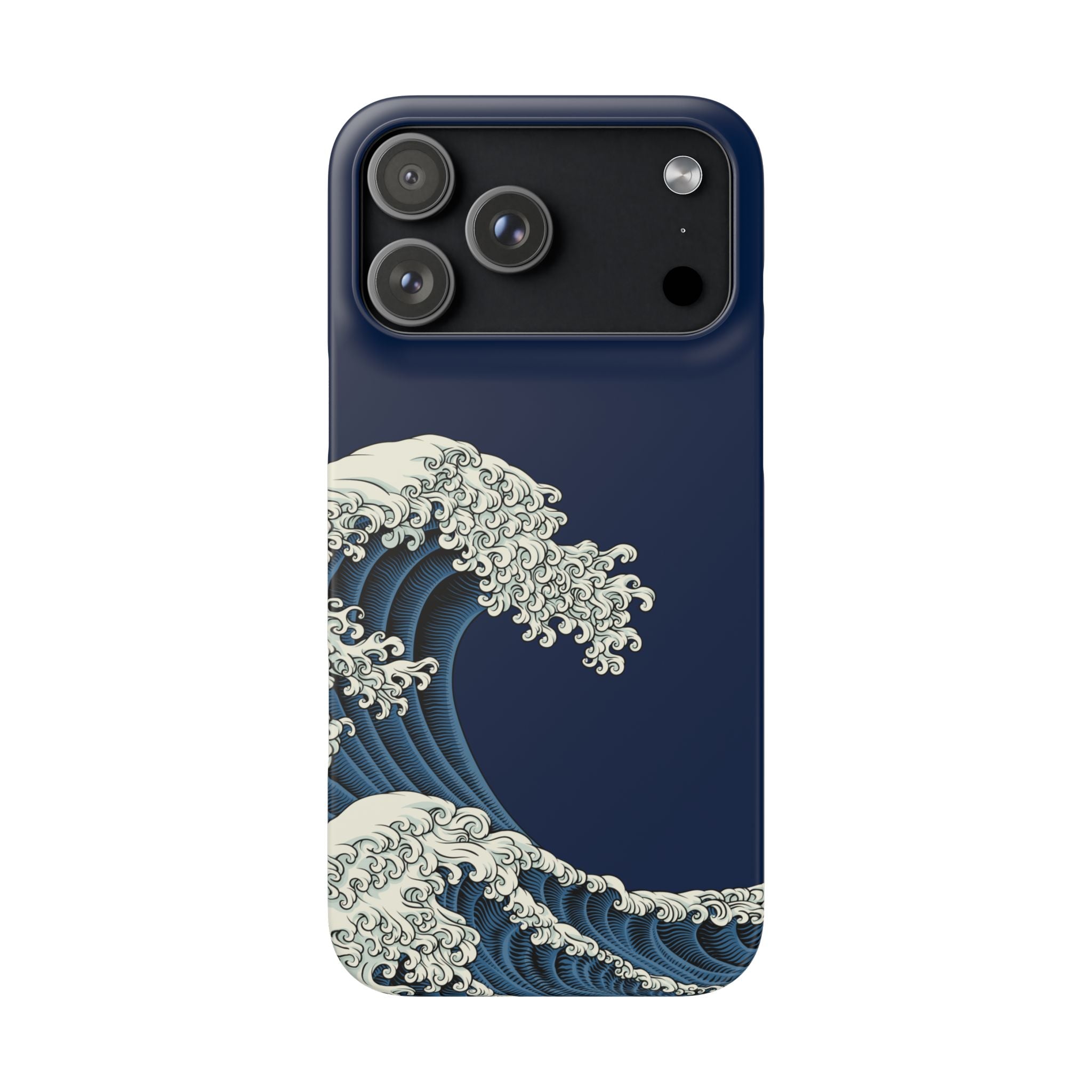 Phone Case — 'Go with the Flow' Wave Design