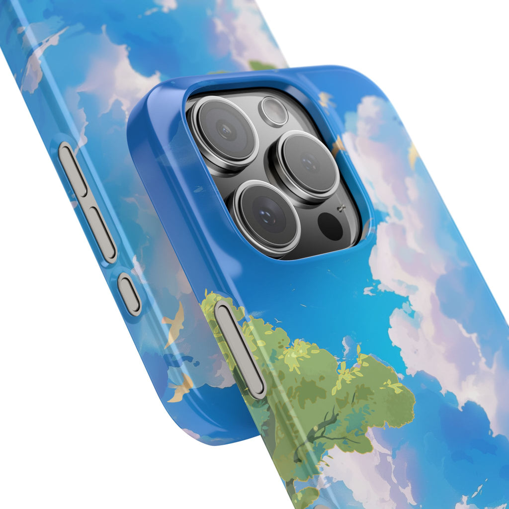 Snap Case Phone Case — Blue Sky Meadow Cloud Art