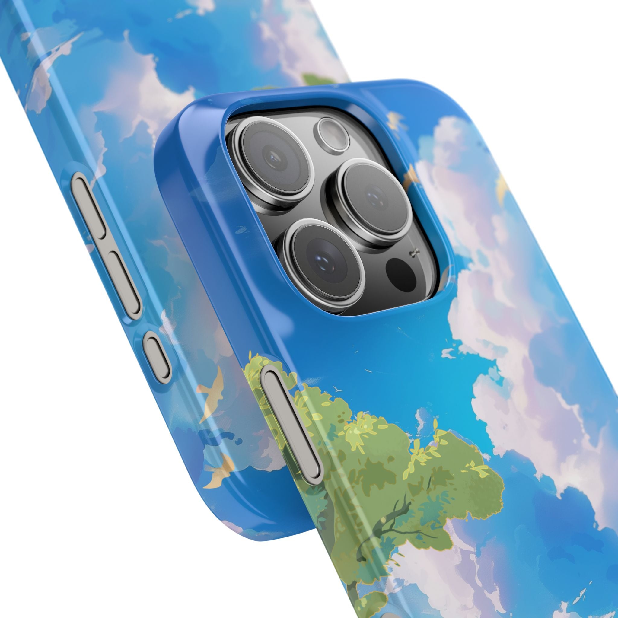 Snap Case Phone Case — Blue Sky Meadow Cloud Art