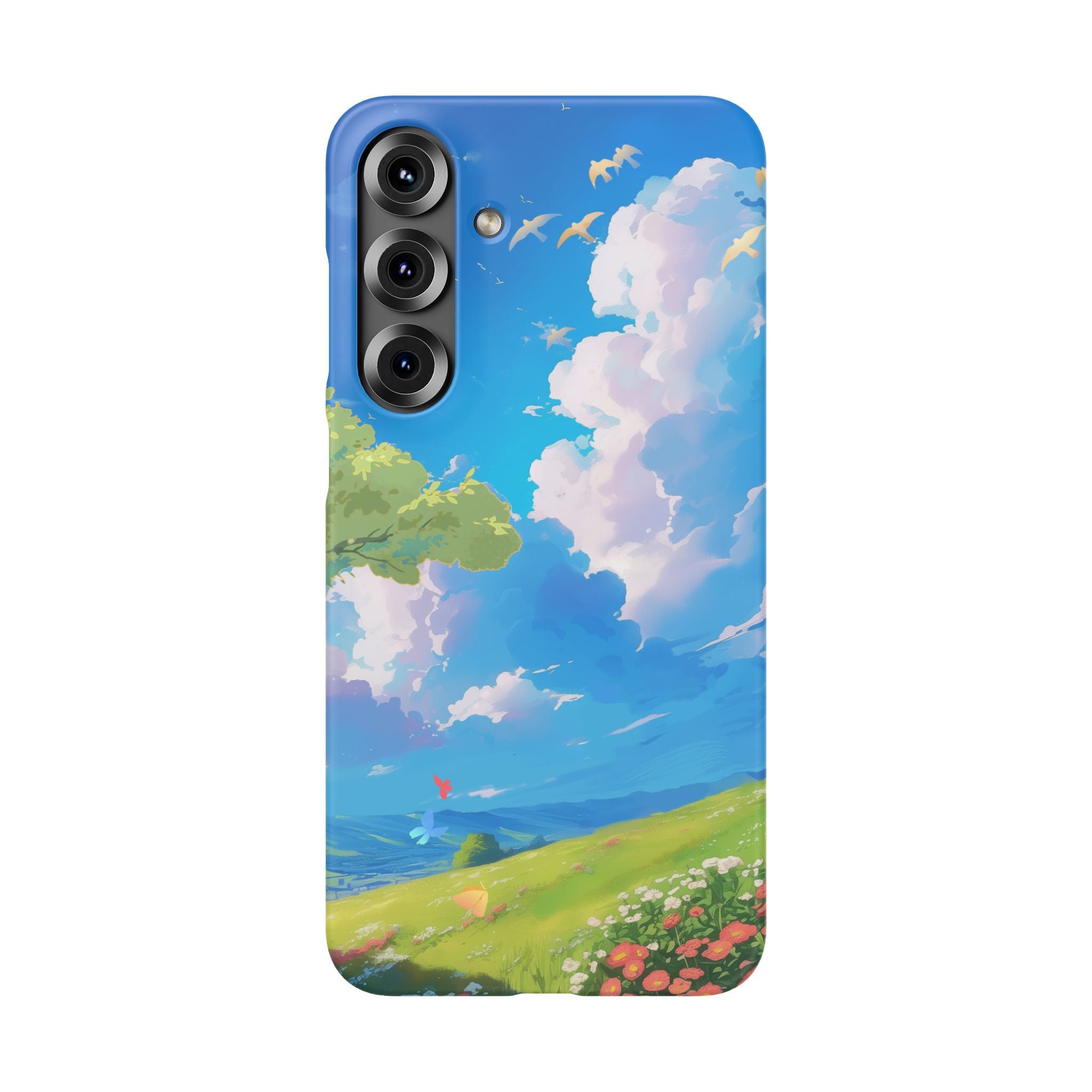 Snap Case Phone Case — Blue Sky Meadow Cloud Art