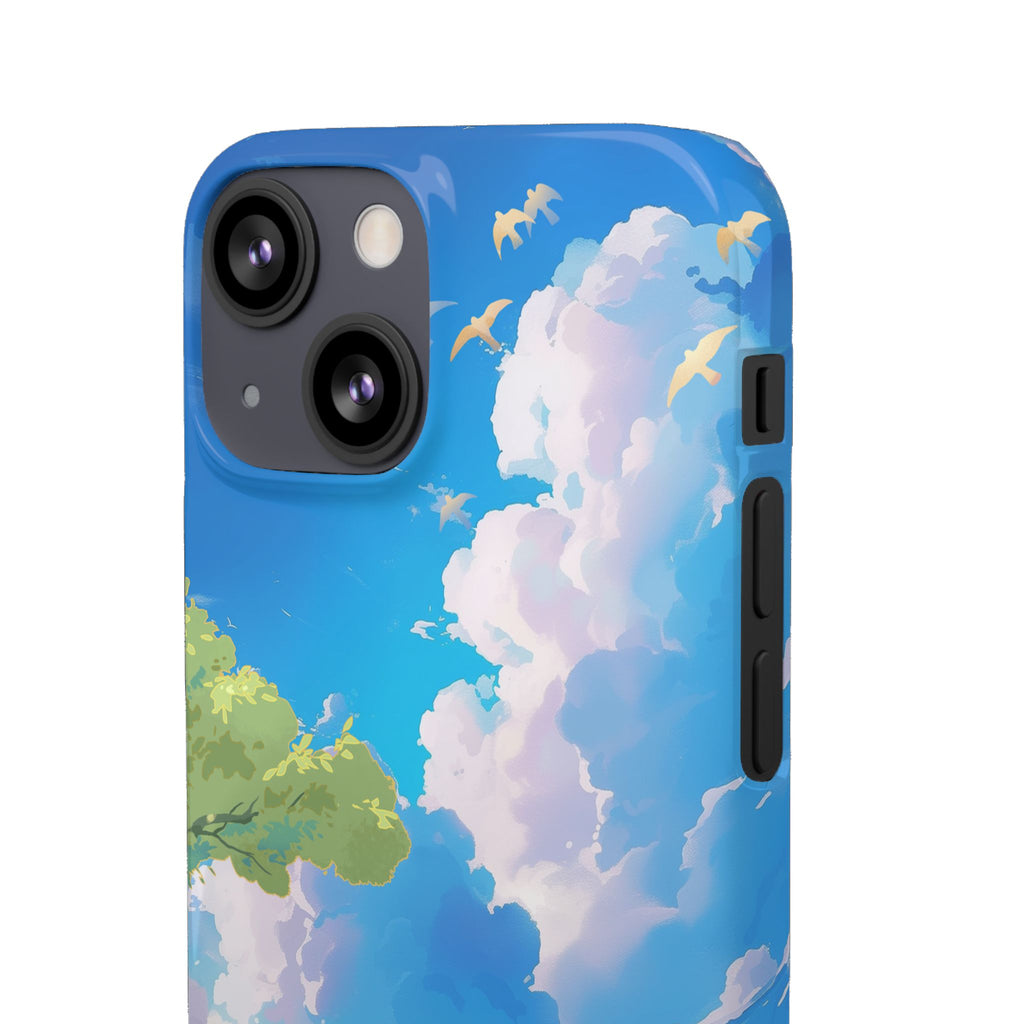 Snap Case Phone Case — Blue Sky Meadow Cloud Art
