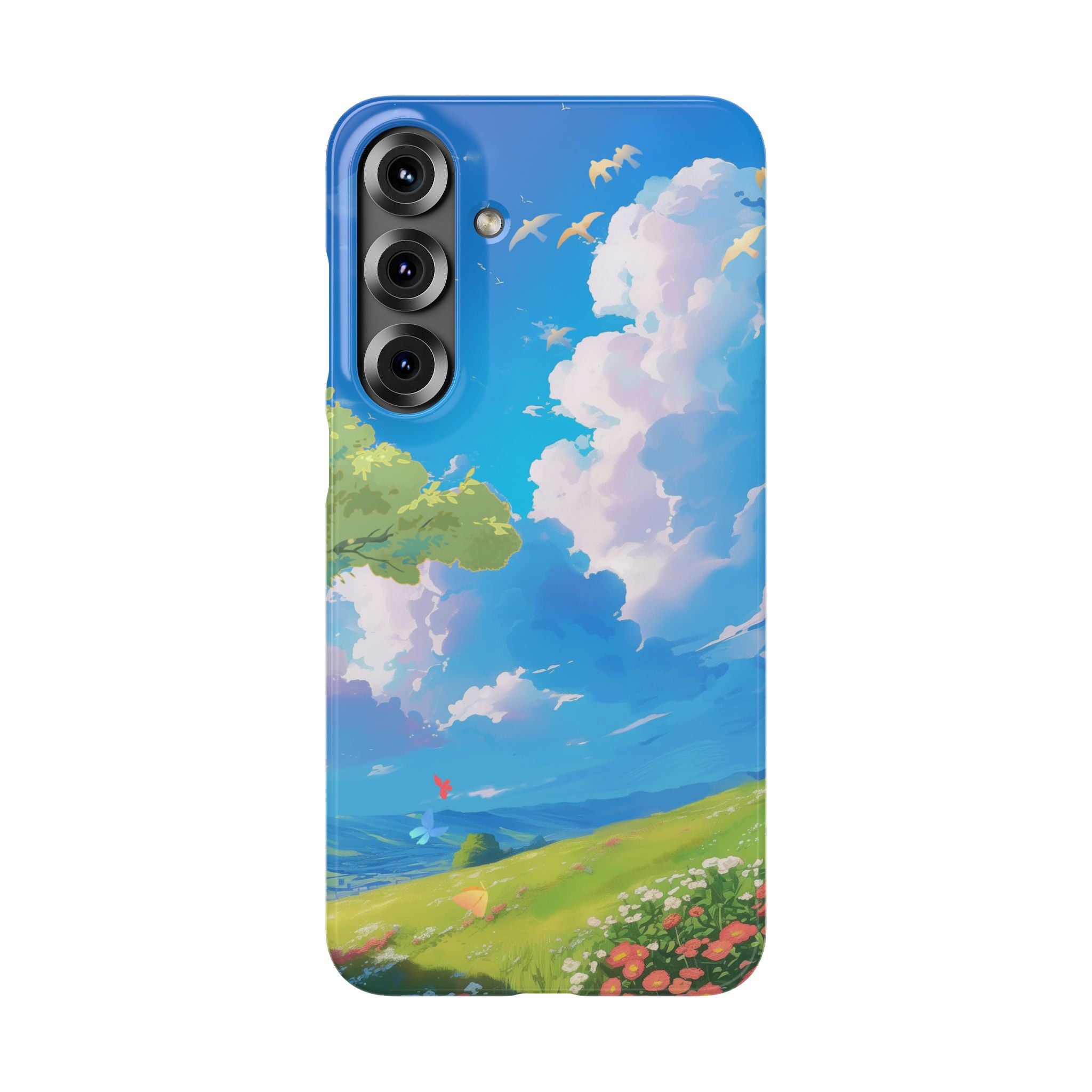 Snap Case Phone Case — Blue Sky Meadow Cloud Art