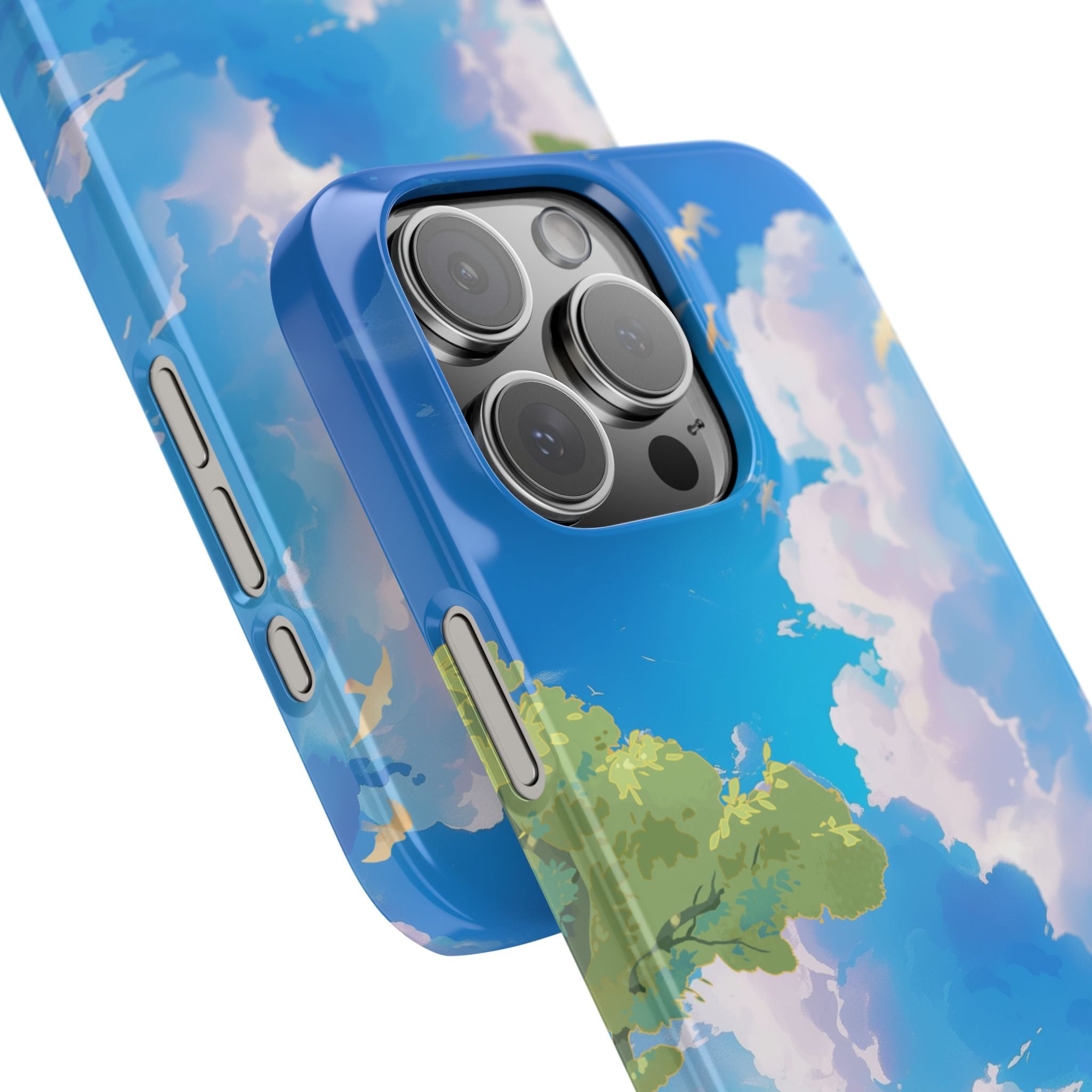Snap Case Phone Case — Blue Sky Meadow Cloud Art