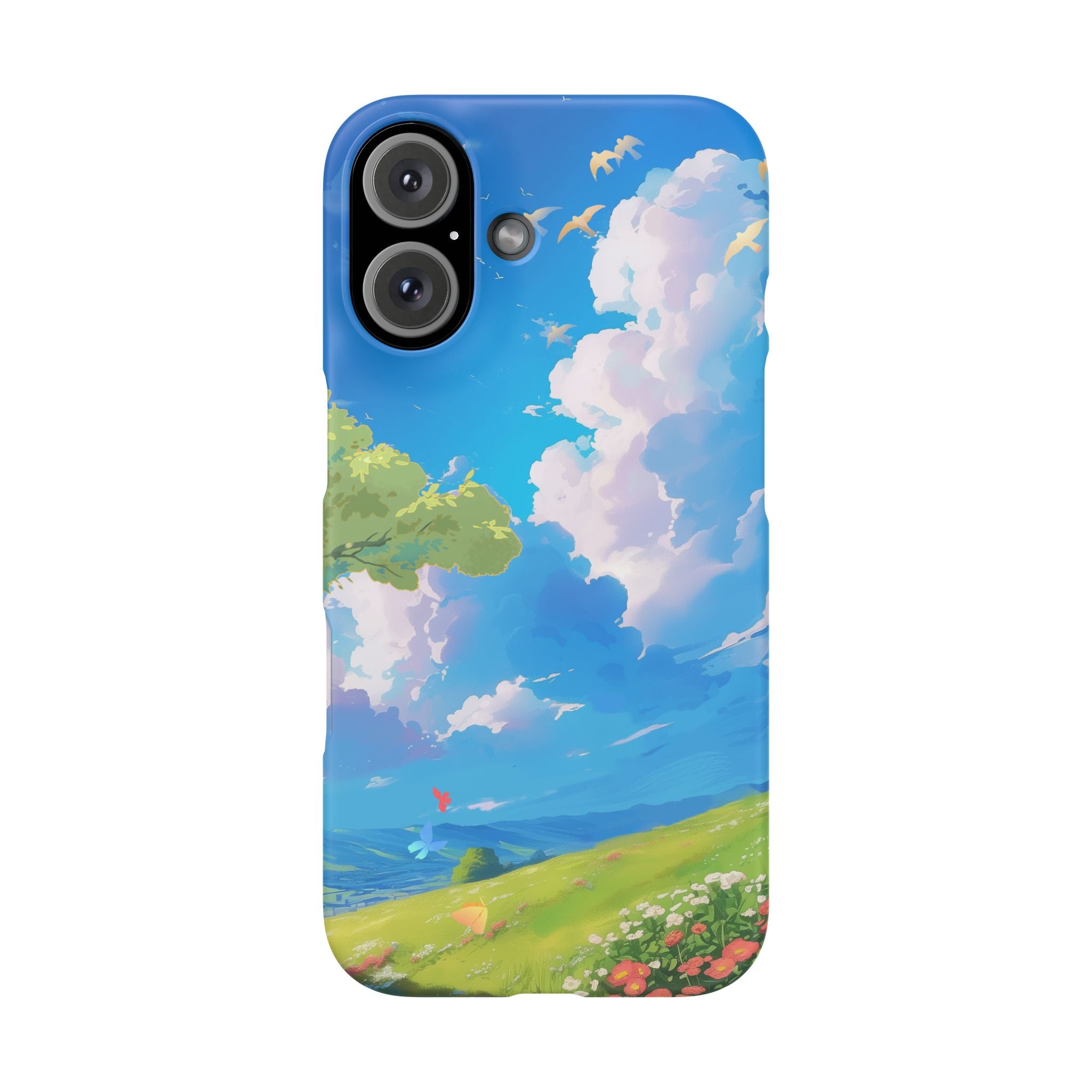 Snap Case Phone Case — Blue Sky Meadow Cloud Art