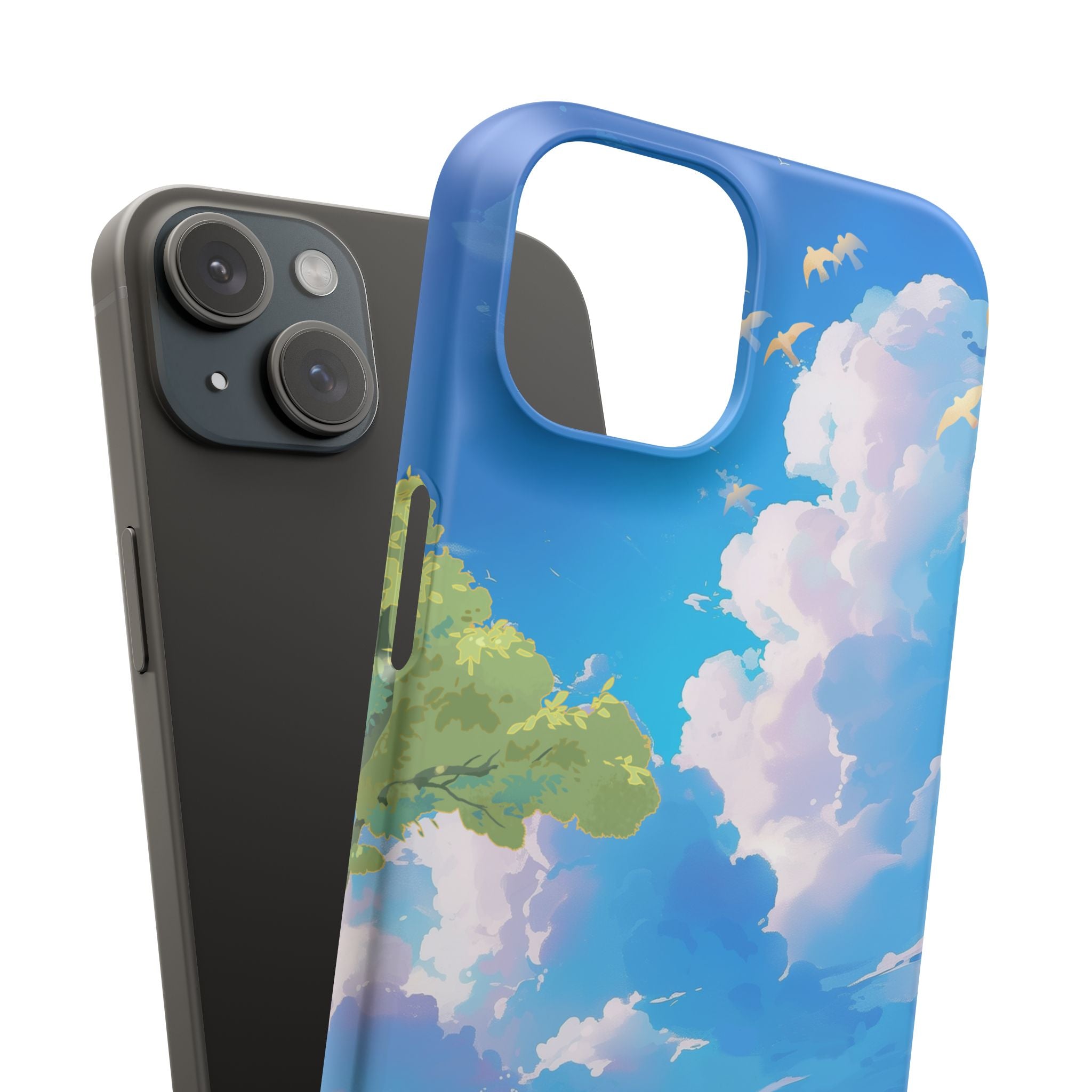 Snap Case Phone Case — Blue Sky Meadow Cloud Art