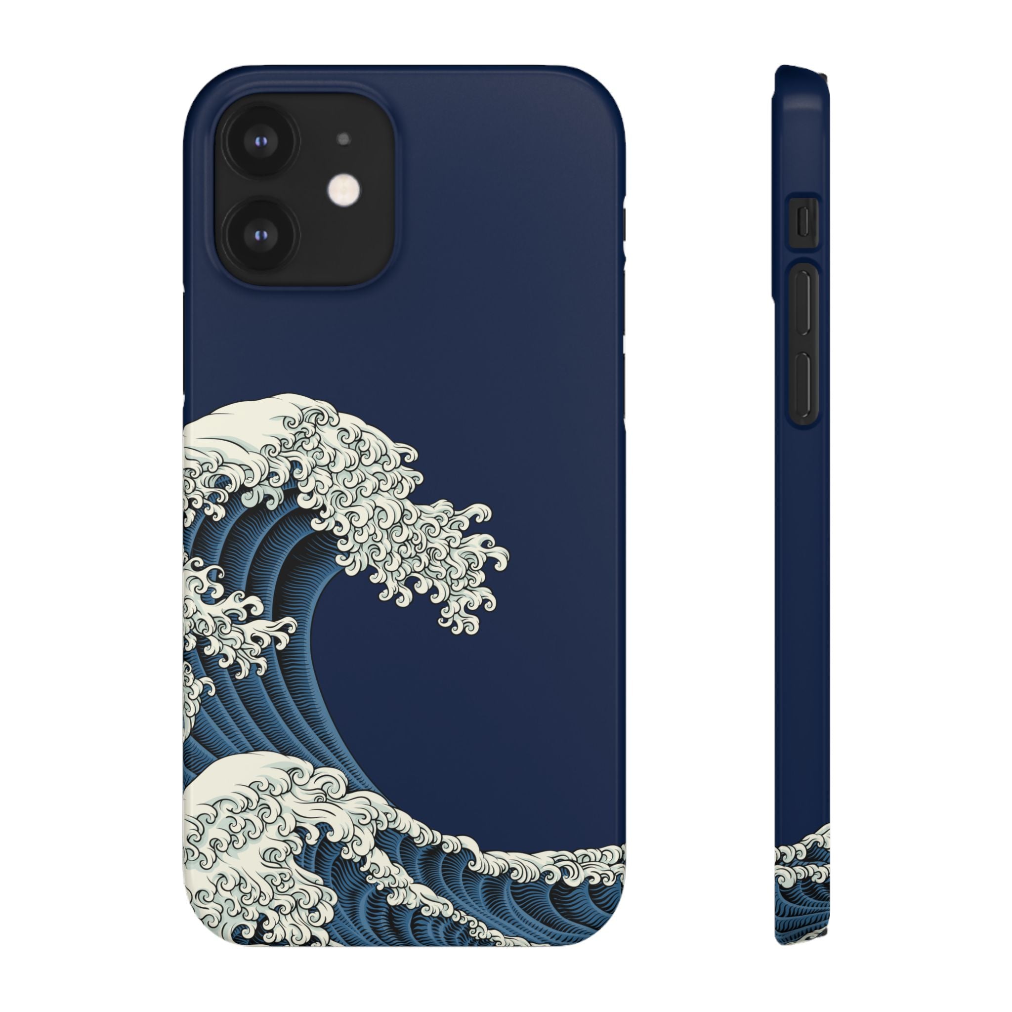 Phone Case — 'Go with the Flow' Wave Design
