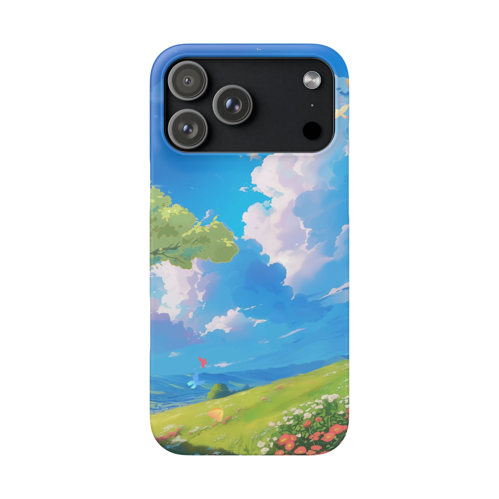 Snap Case Phone Case — Blue Sky Meadow Cloud Art