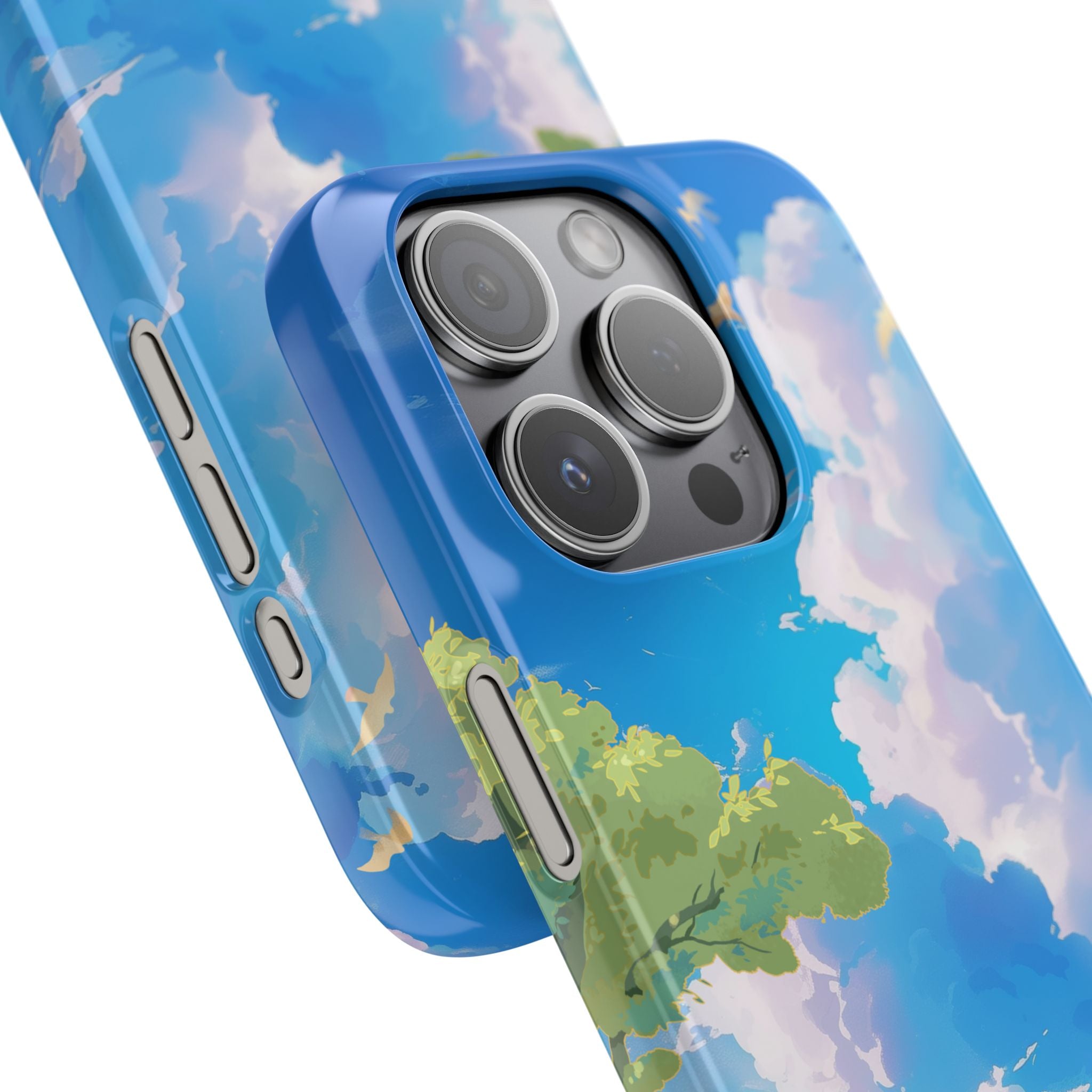 Snap Case Phone Case — Blue Sky Meadow Cloud Art