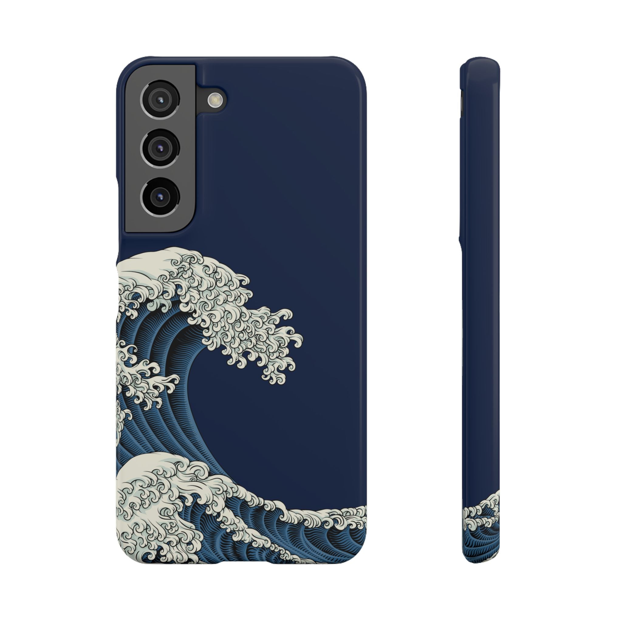 Phone Case — 'Go with the Flow' Wave Design